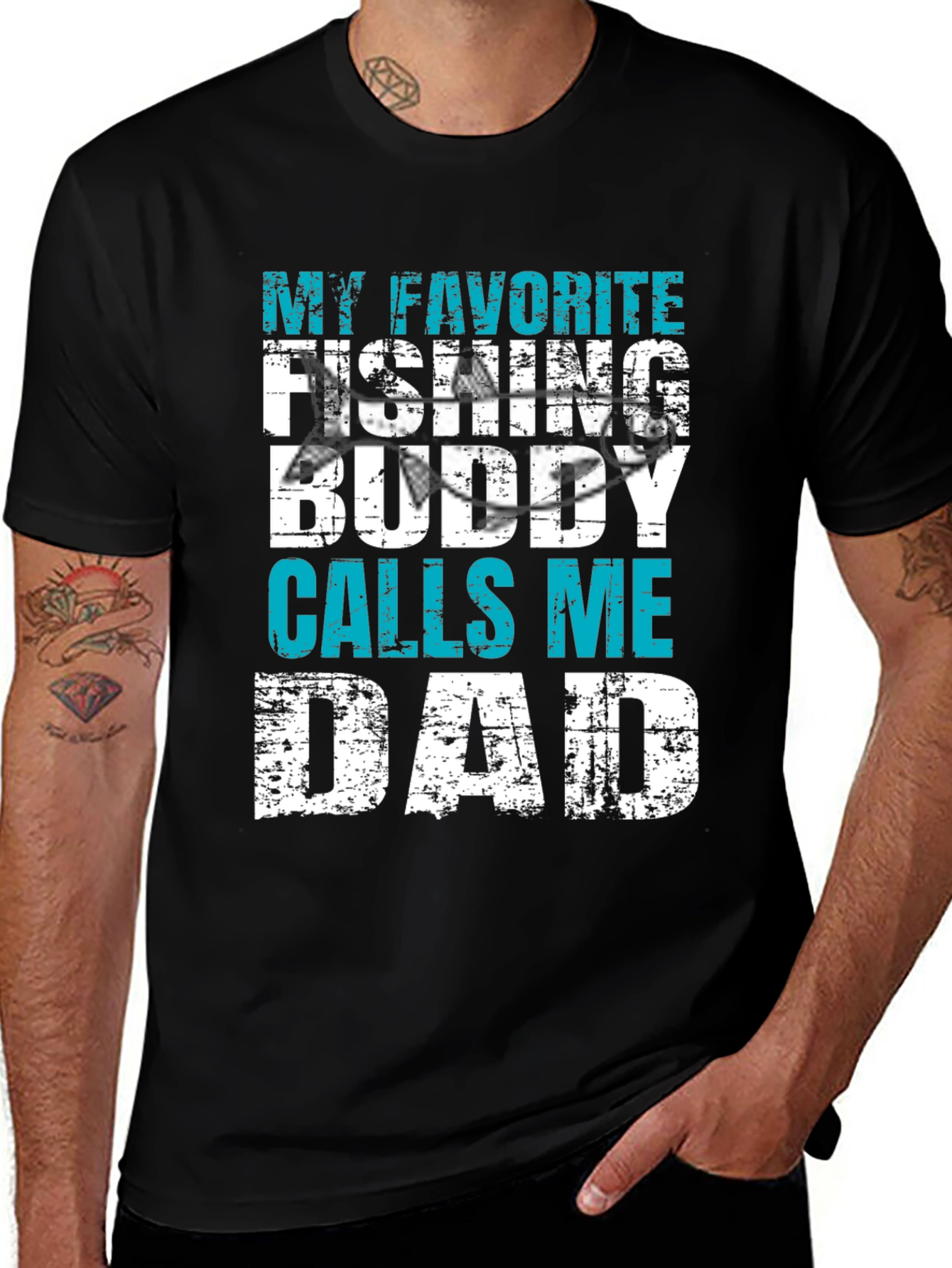 Fishing Buddy Dad T-Shirt