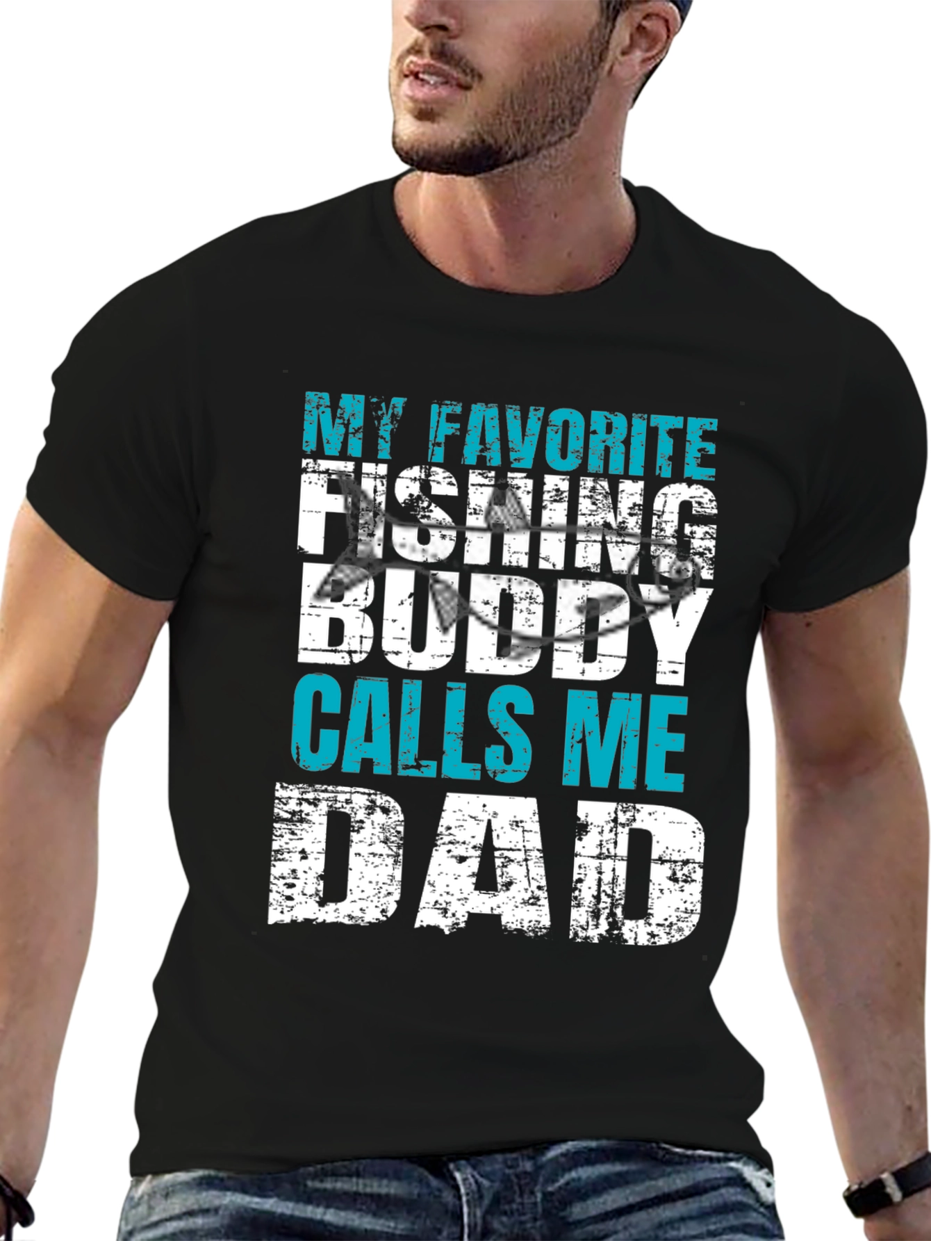 Fishing Buddy Dad T-Shirt