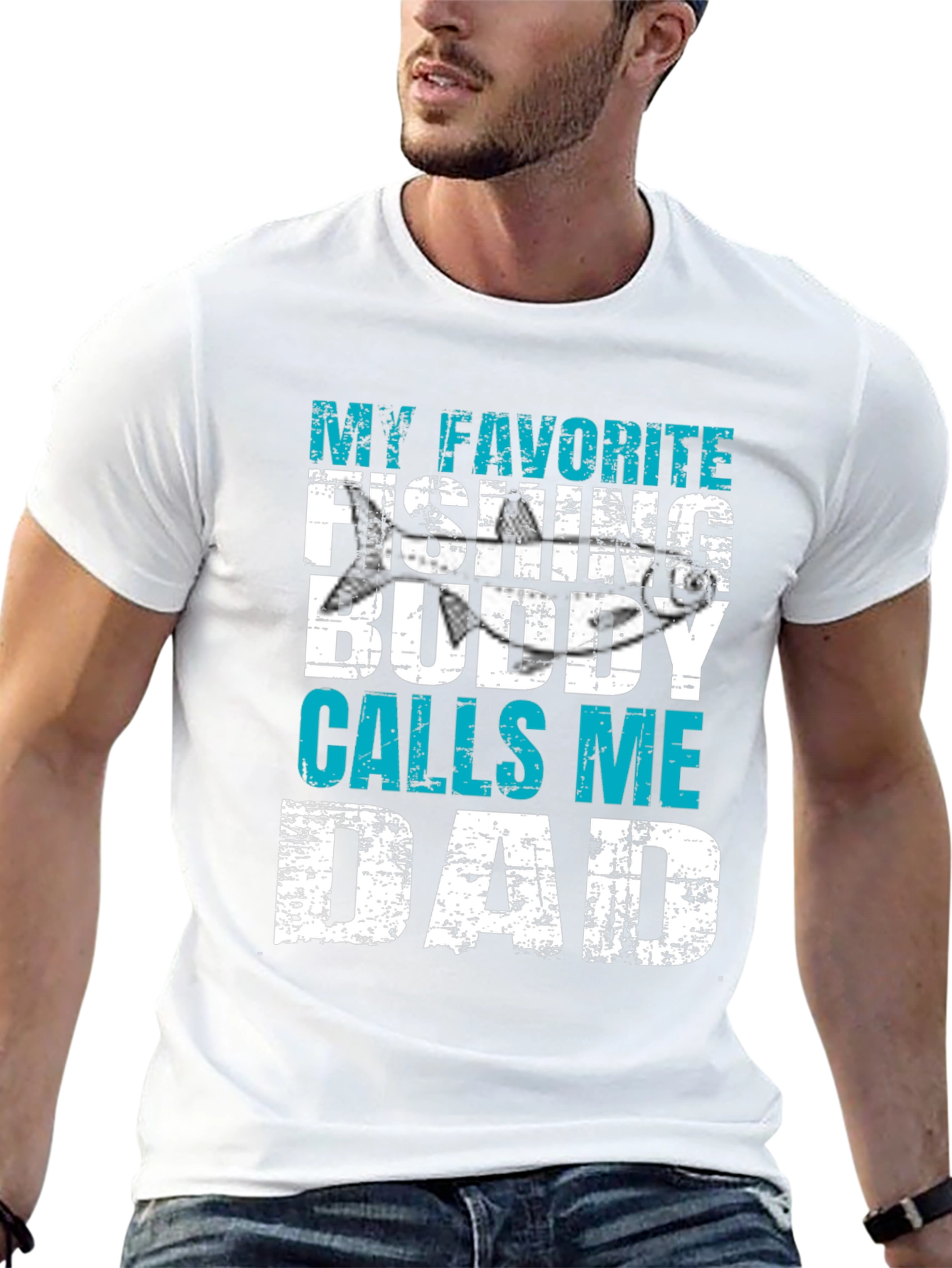 Fishing Buddy Dad T-Shirt