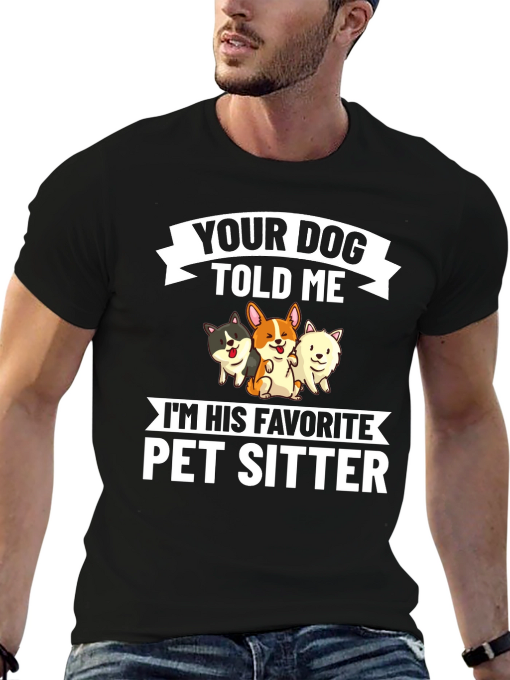 Pet Sitter T-Shirt - Dog Lover Tee