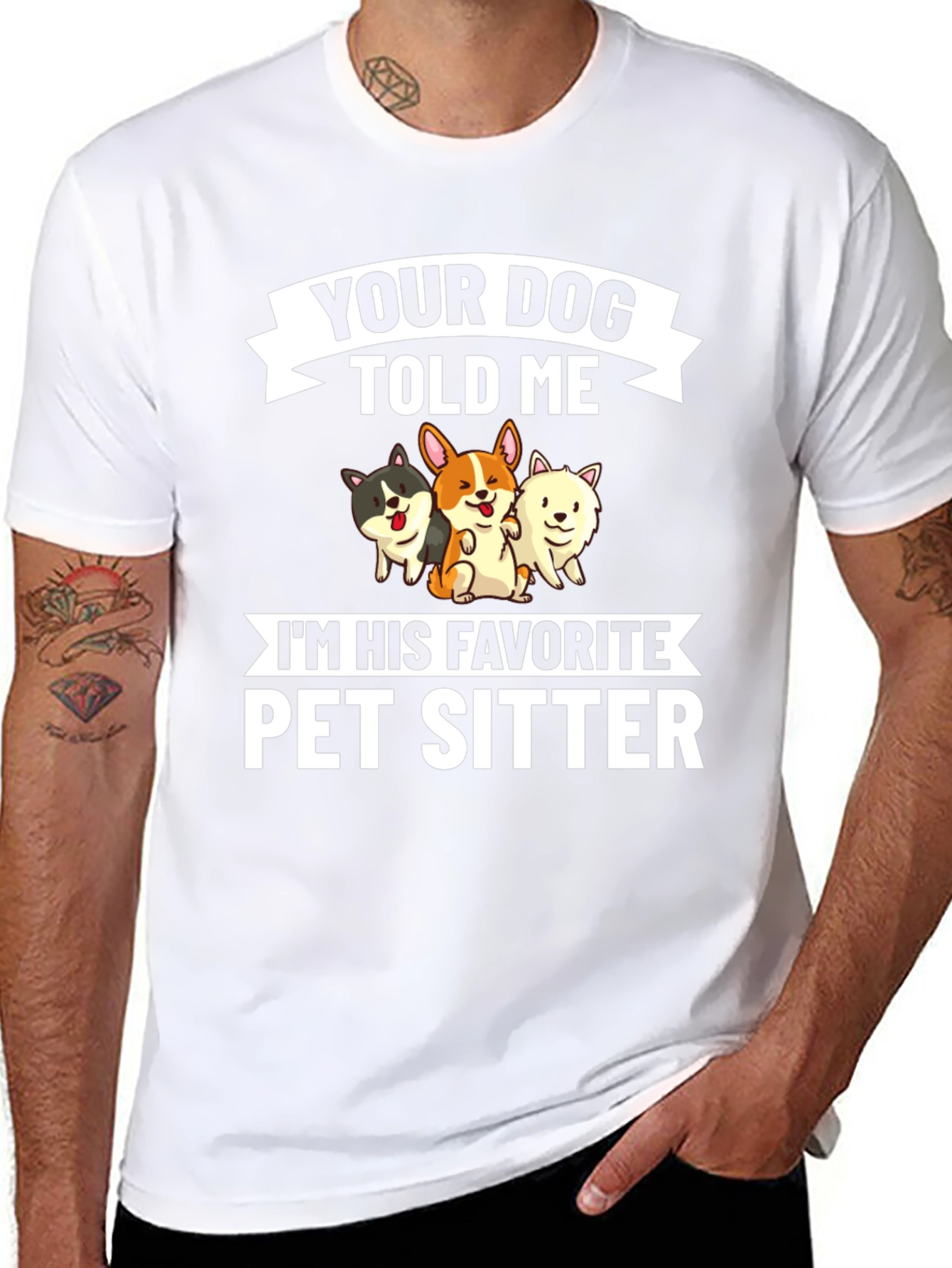 Pet Sitter T-Shirt - Dog Lover Tee