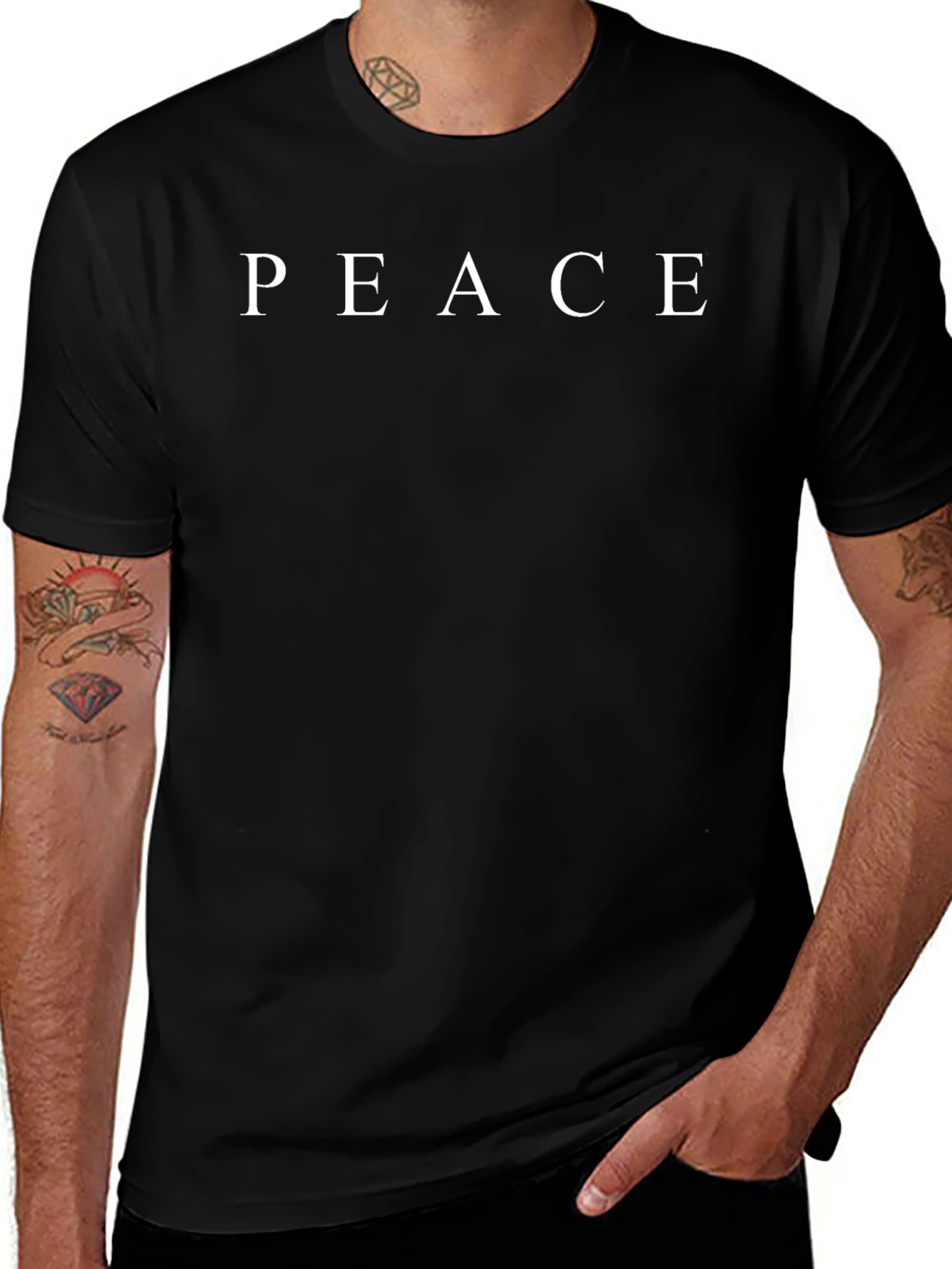 Peace Graphic T-Shirt - Casual Comfort