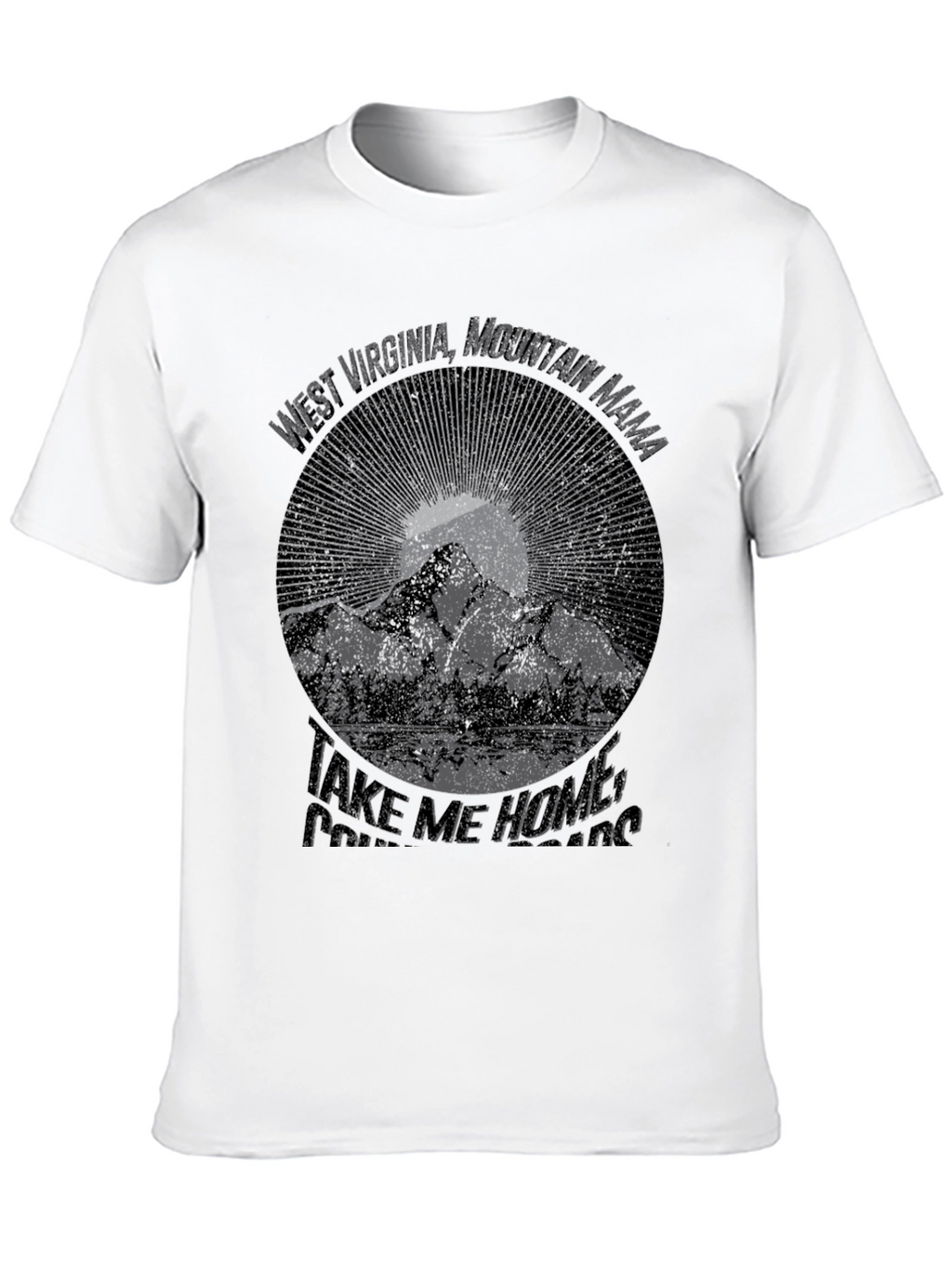 West Virginia Mountain Mama Graphic T-Shirt