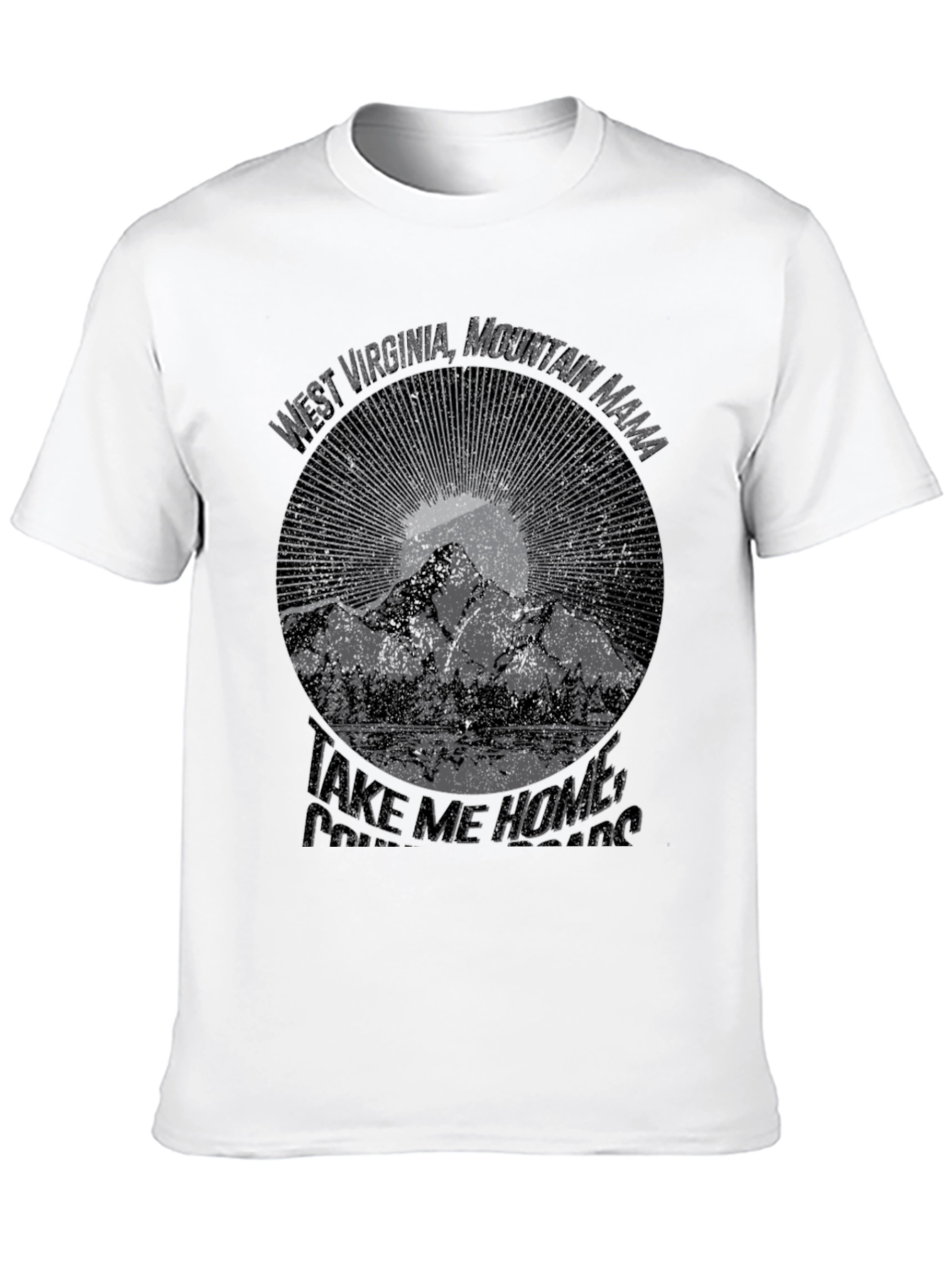 West Virginia Mountain Mama Graphic T-Shirt