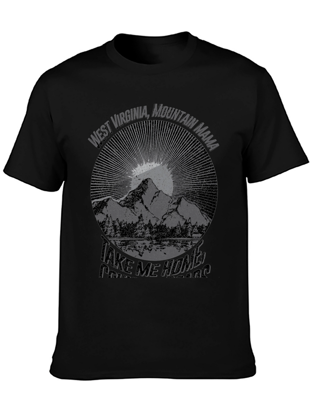 West Virginia Mountain Mama Graphic T-Shirt