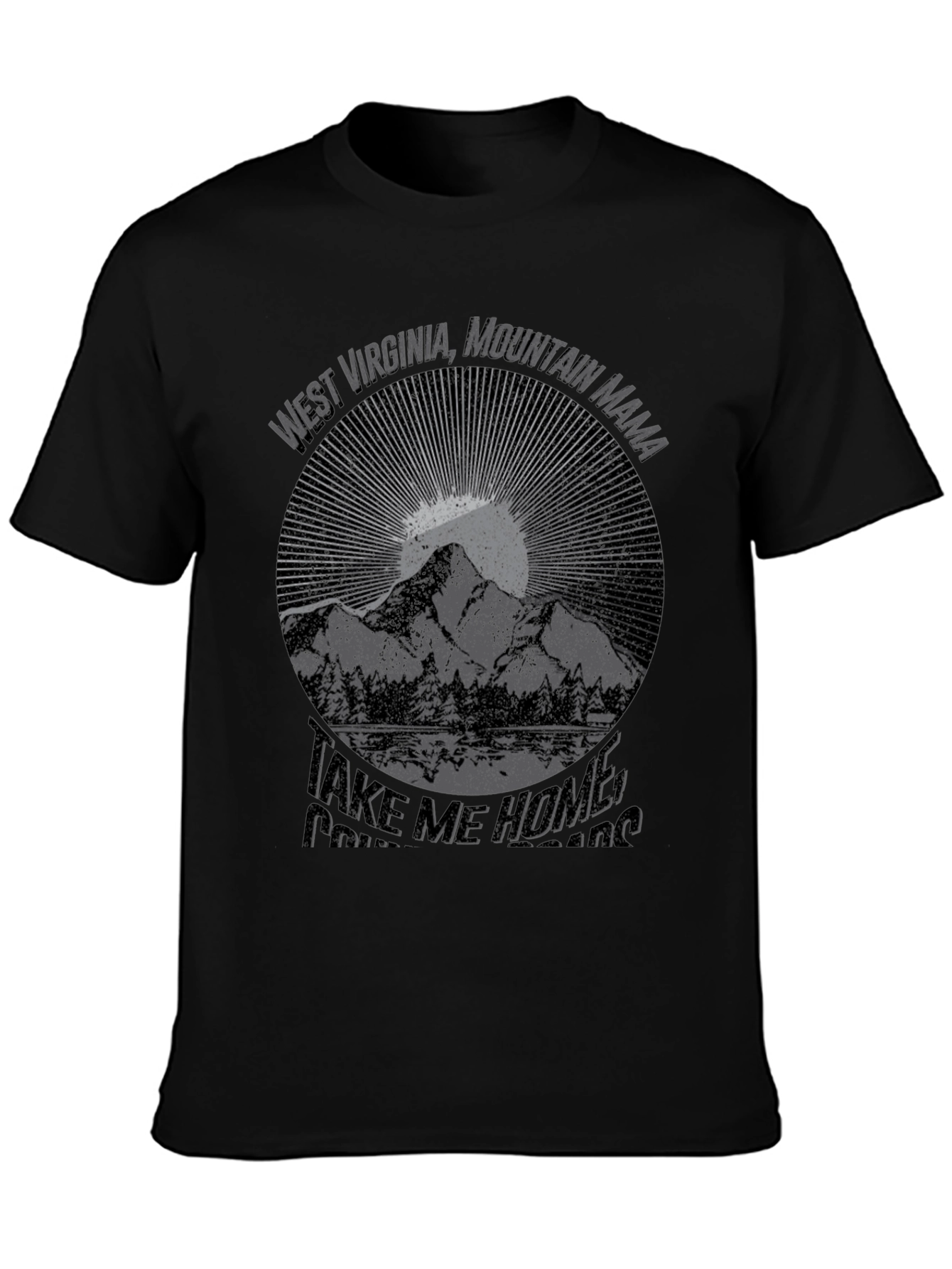 West Virginia Mountain Mama Graphic T-Shirt