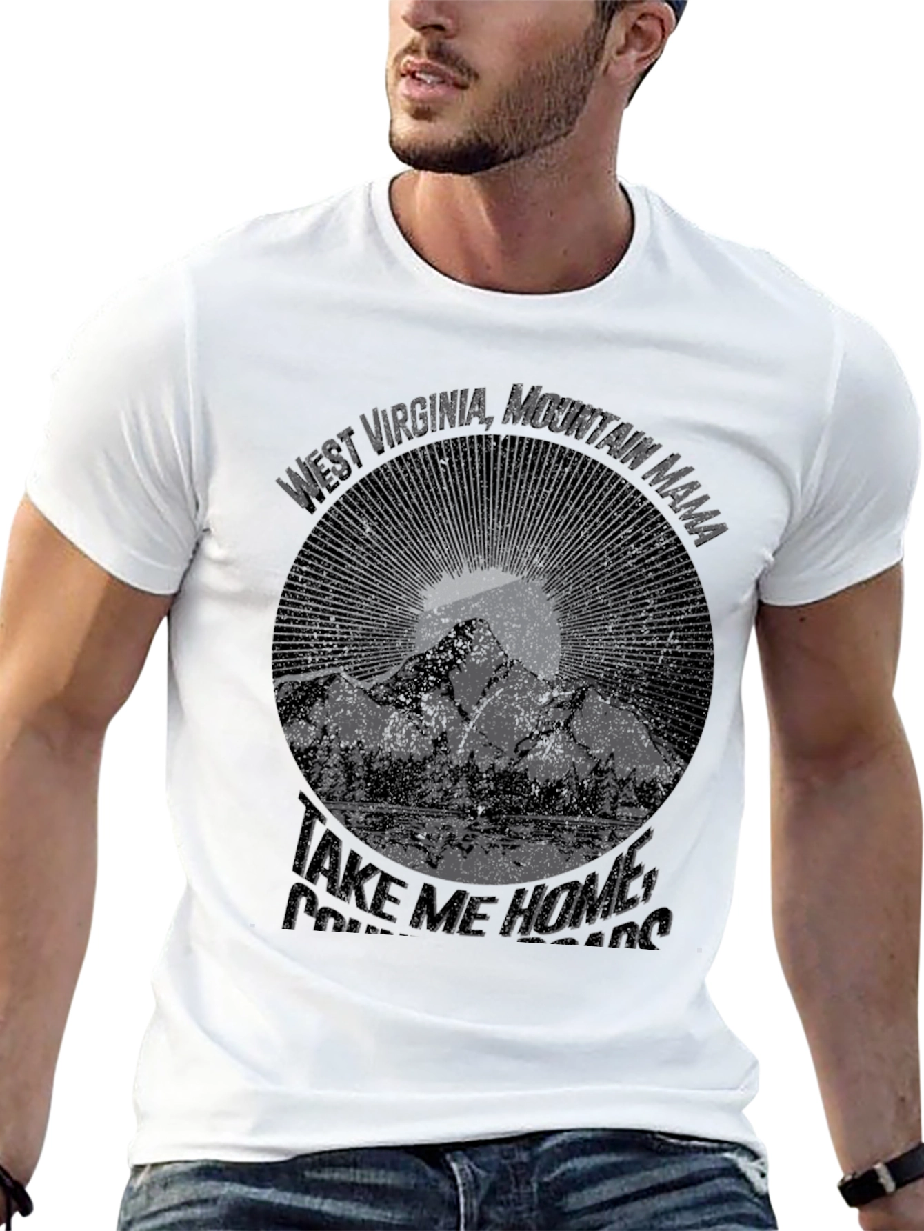 West Virginia Mountain Mama Graphic T-Shirt