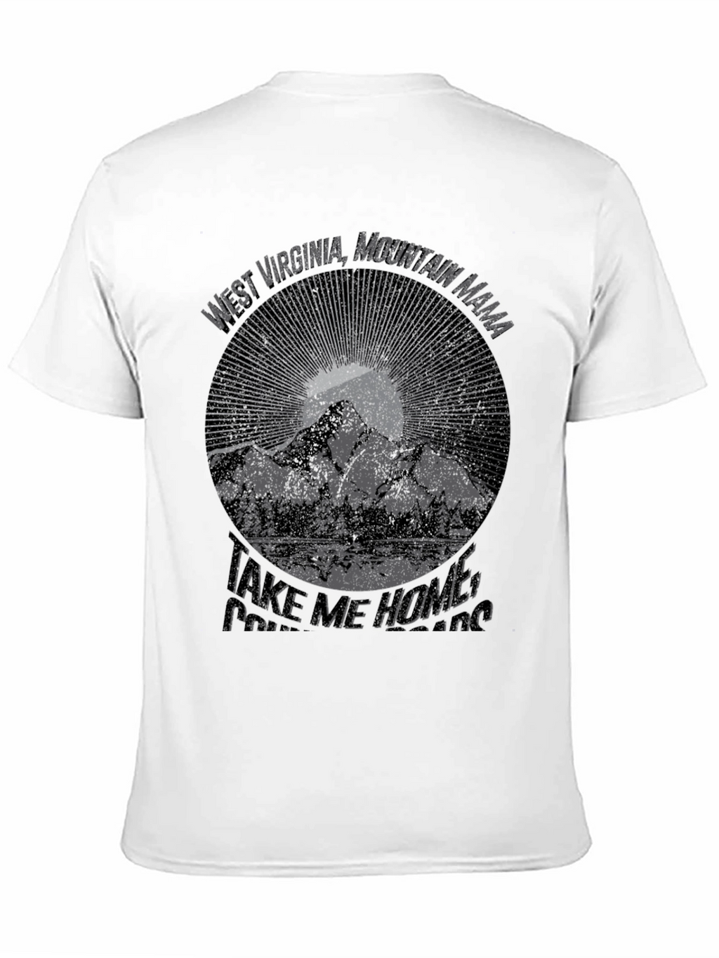 West Virginia Mountain Mama Graphic T-Shirt