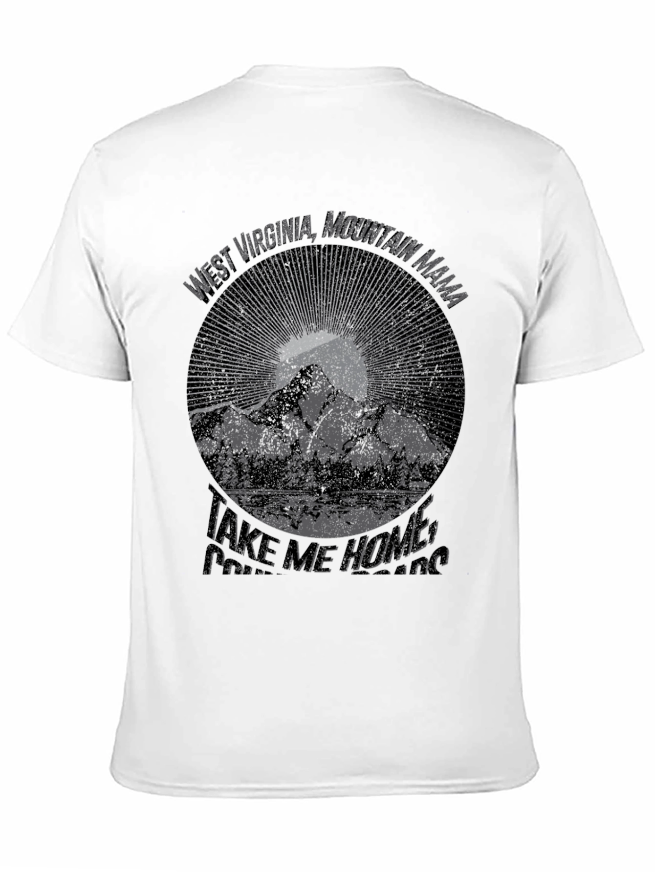 West Virginia Mountain Mama Graphic T-Shirt
