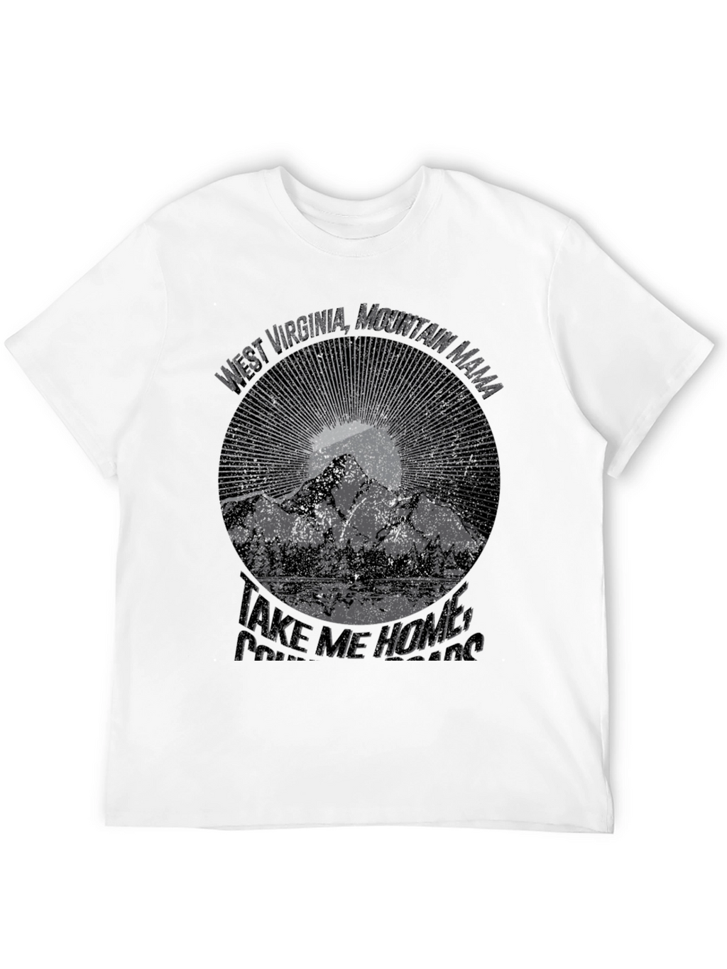 West Virginia Mountain Mama Graphic T-Shirt