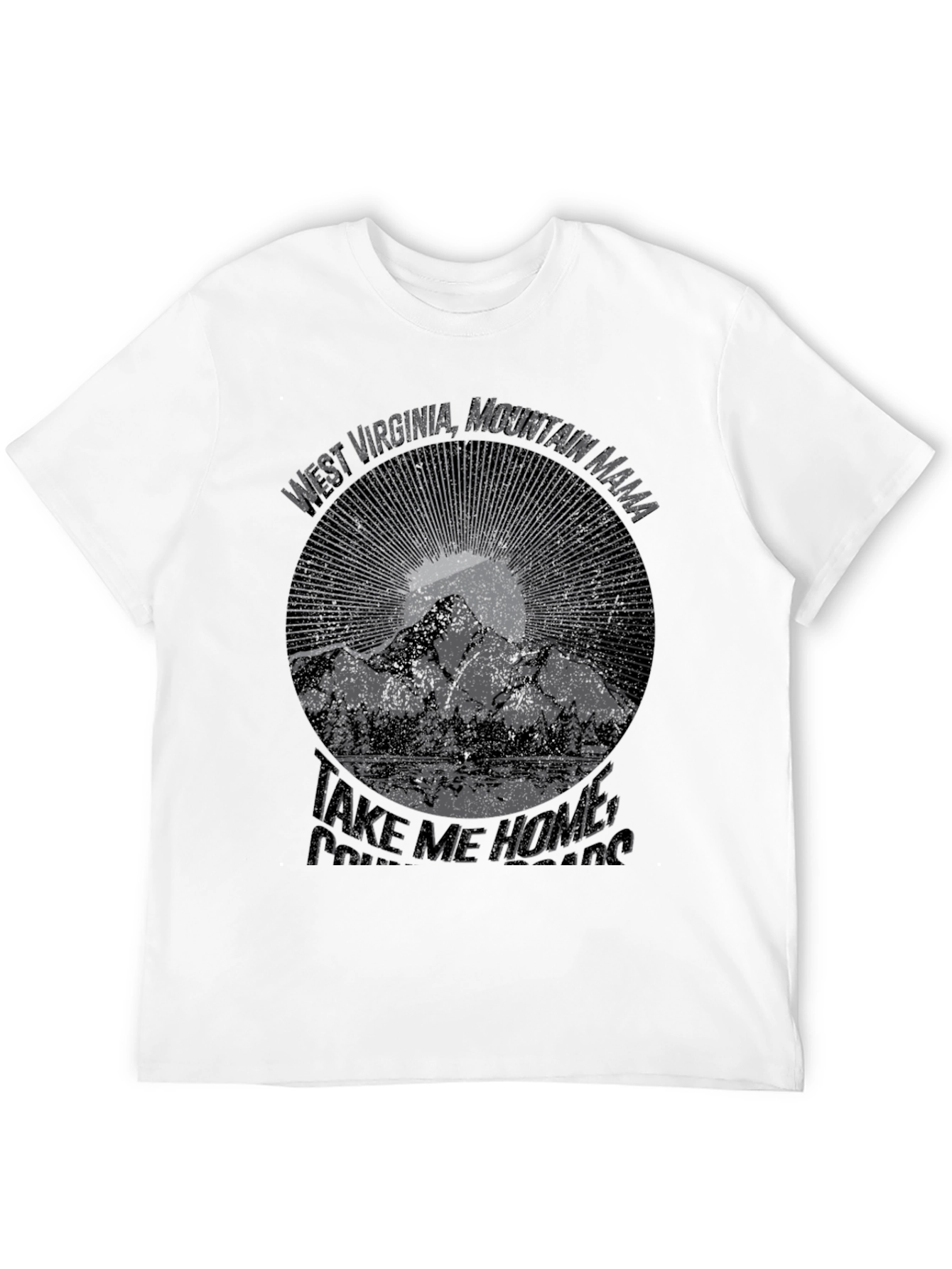 West Virginia Mountain Mama Graphic T-Shirt