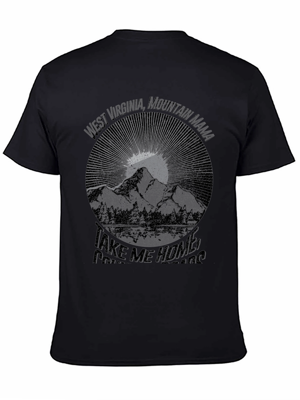 West Virginia Mountain Mama Graphic T-Shirt