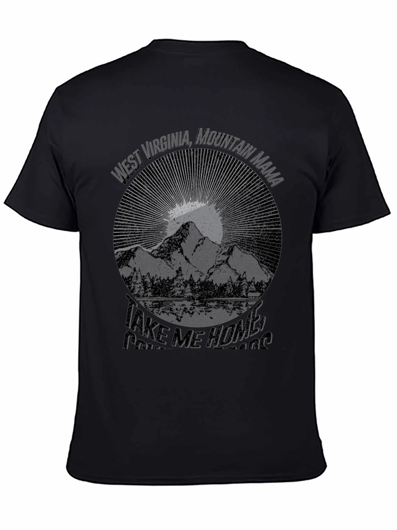 West Virginia Mountain Mama Graphic T-Shirt