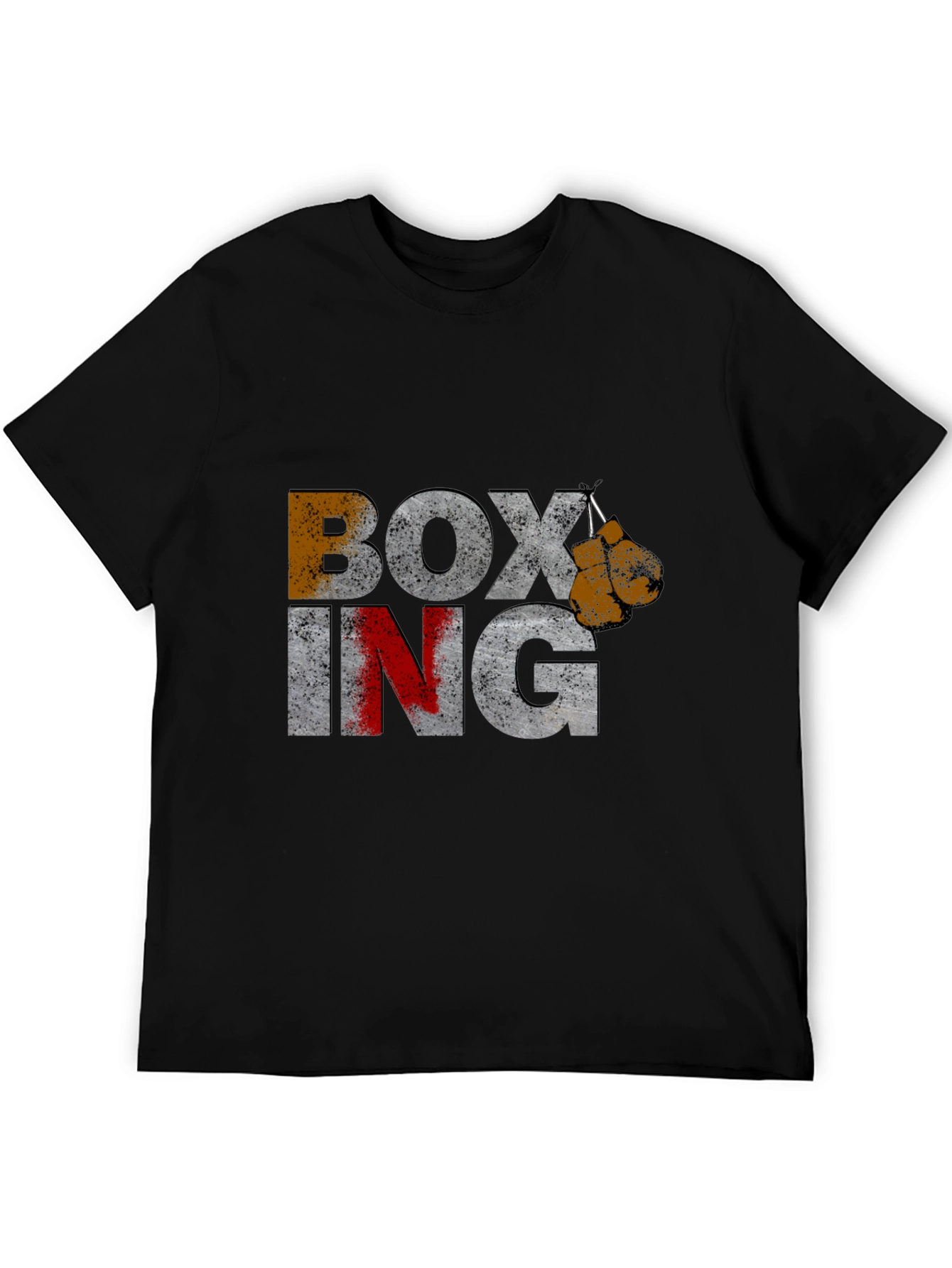 Boxing Gloves Graphic Print T-Shirt