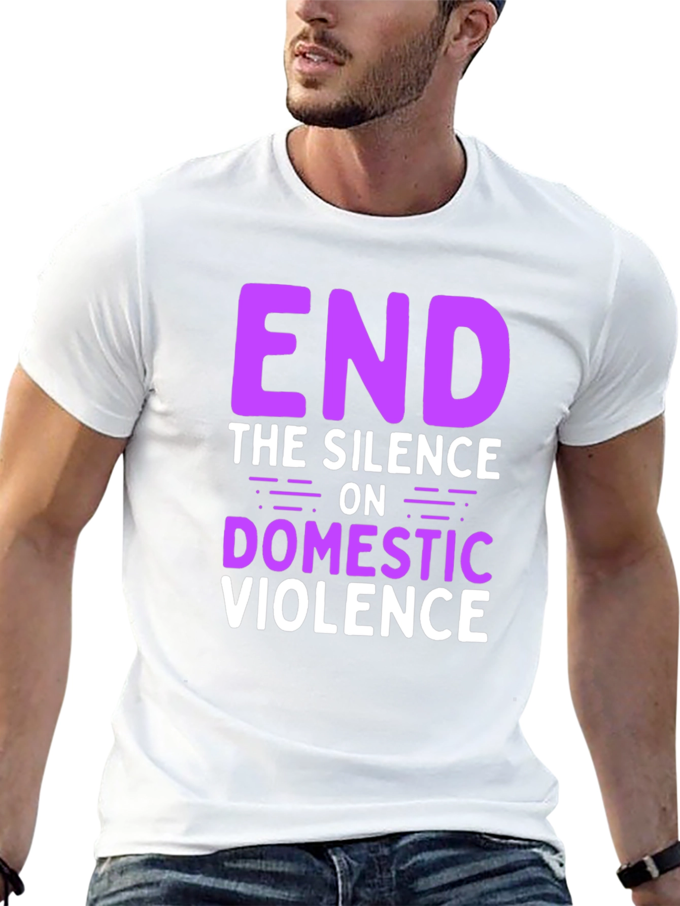 End Domestic Violence Graphic T-Shirt