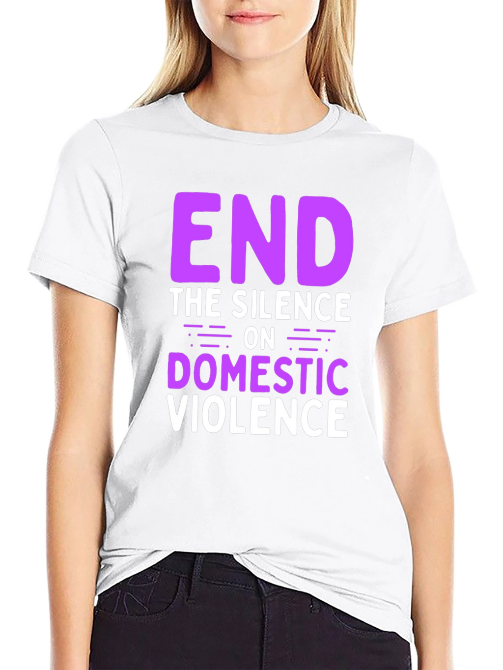 End Domestic Violence Graphic T-Shirt