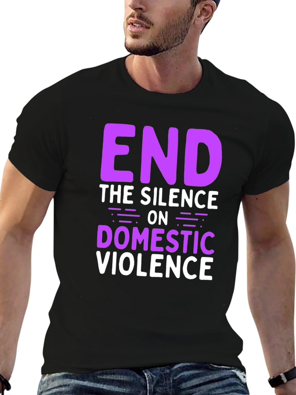 End Domestic Violence Graphic T-Shirt