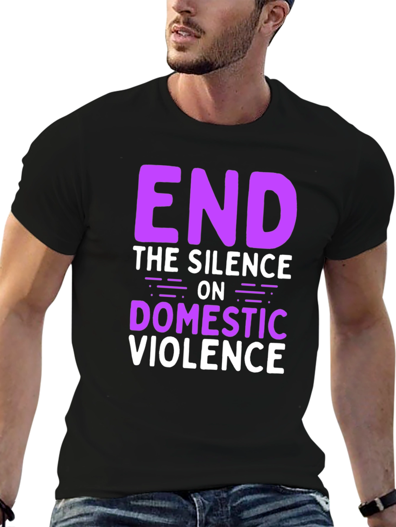 End Domestic Violence Graphic T-Shirt