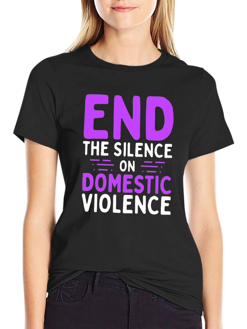 End Domestic Violence Graphic T-Shirt