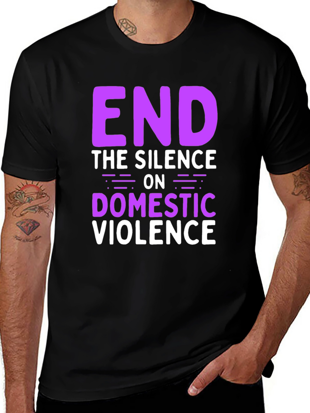 End Domestic Violence Graphic T-Shirt