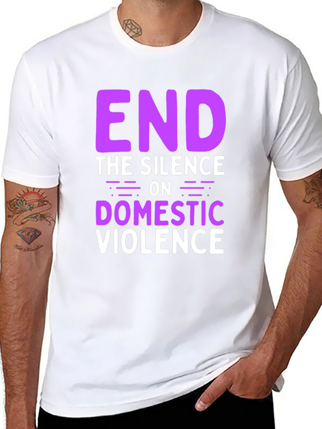 End Domestic Violence Graphic T-Shirt