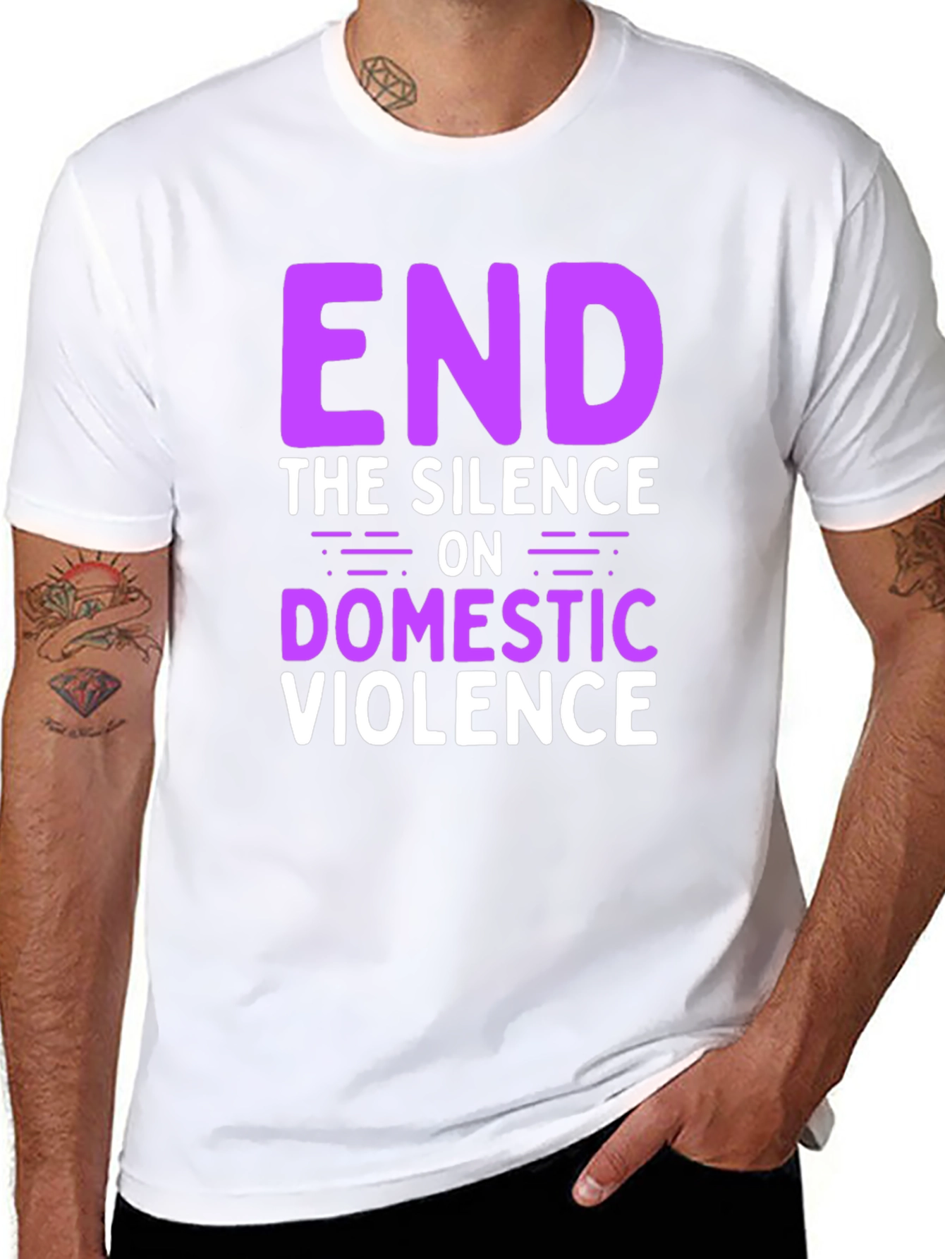 End Domestic Violence Graphic T-Shirt