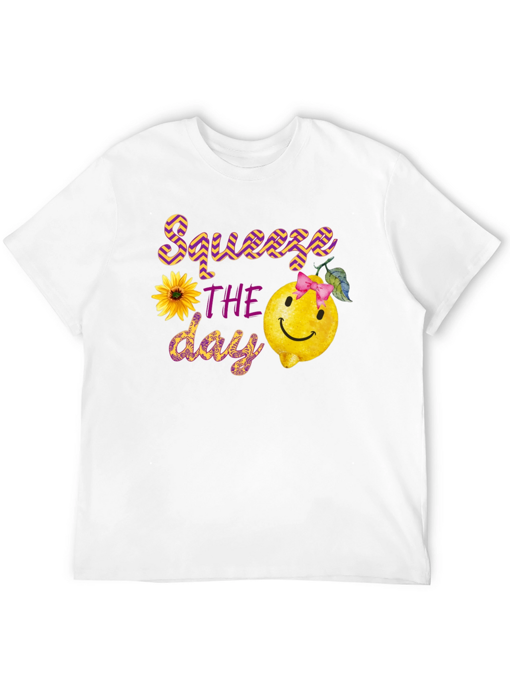 Squeeze the Day Black Graphic Tee