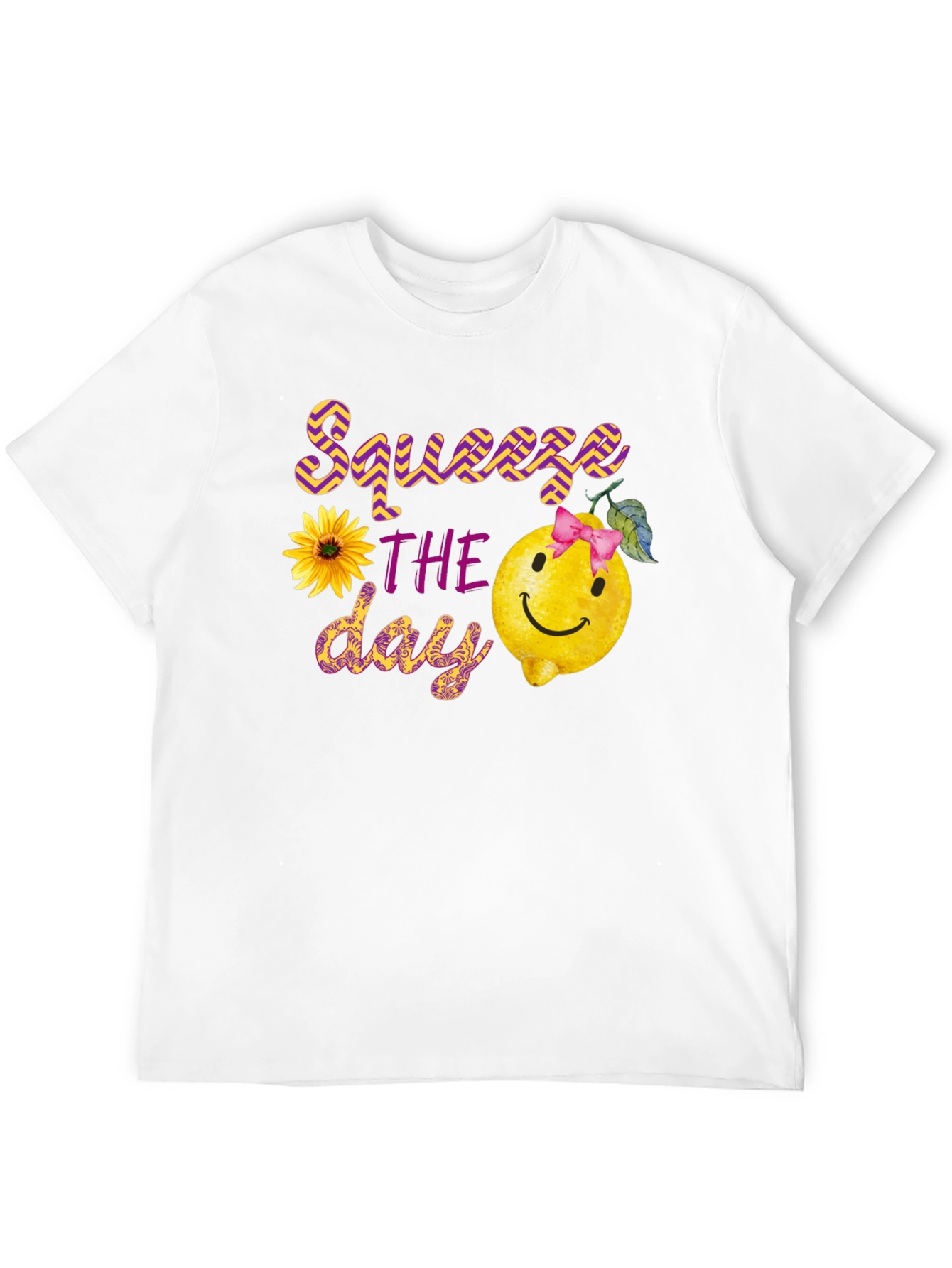 Squeeze the Day Black Graphic Tee
