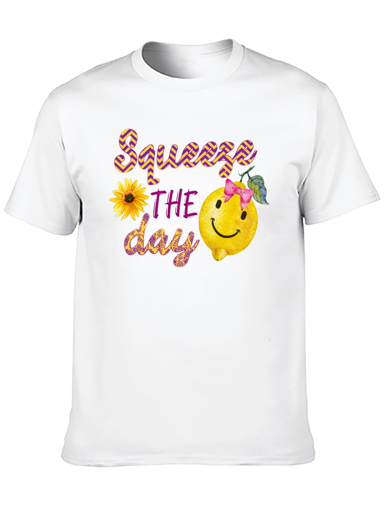 Squeeze the Day Black Graphic Tee