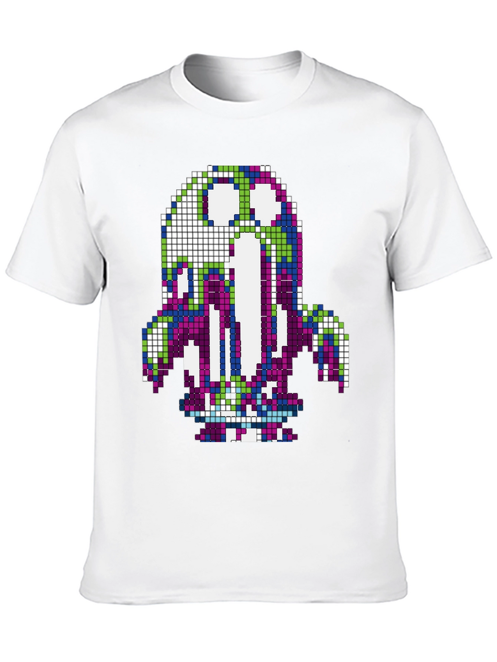 Pixel Monster Graphic Tee - Retro Gaming Style
