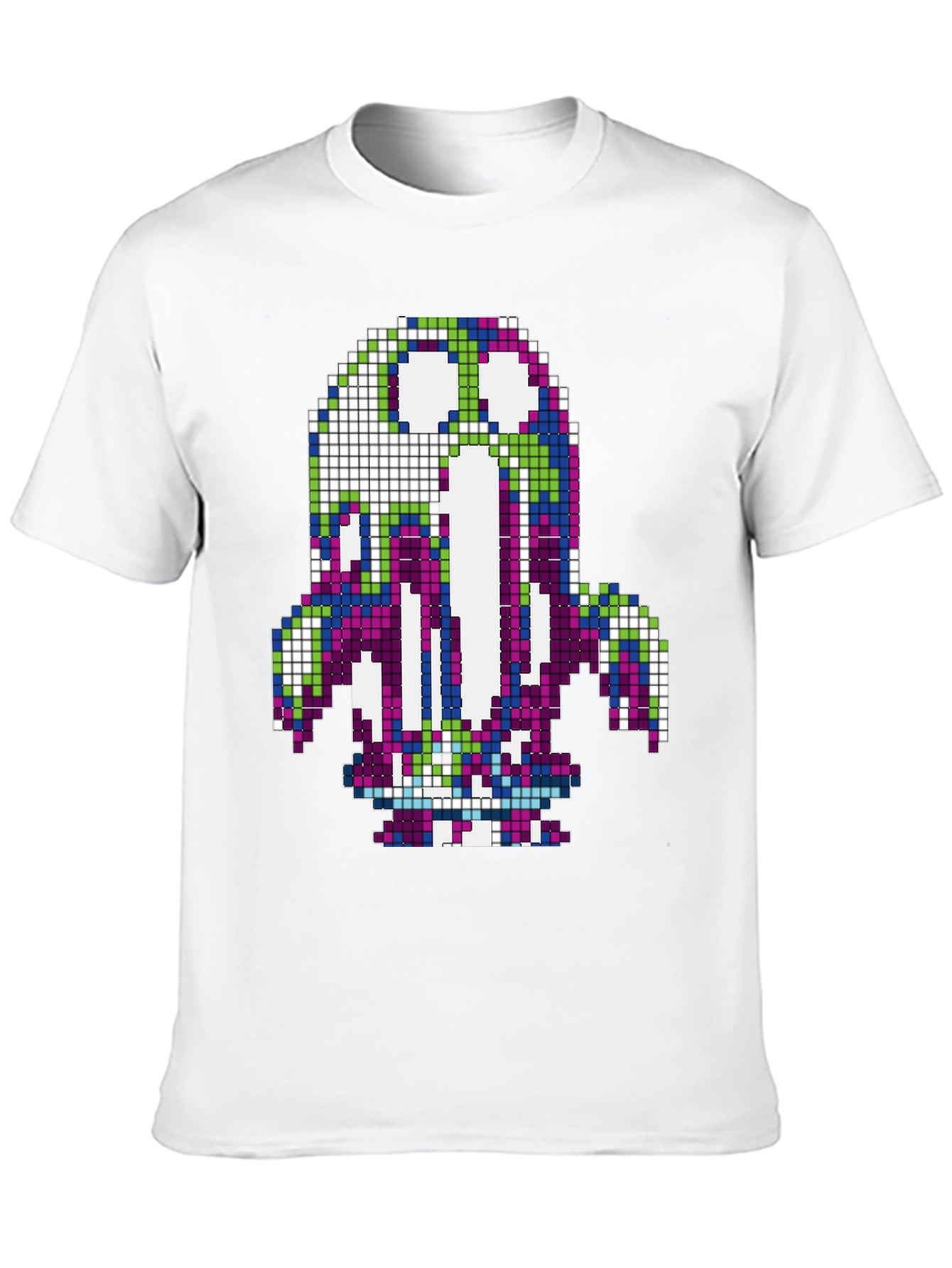 Pixel Monster Graphic Tee - Retro Gaming Style