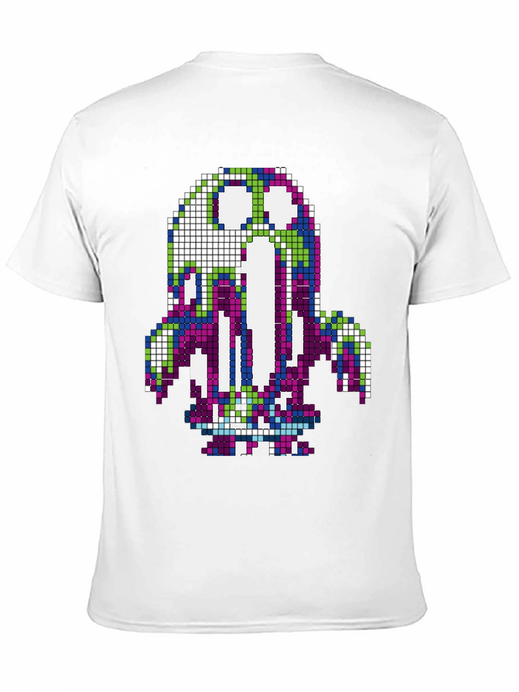 Pixel Monster Graphic Tee - Retro Gaming Style
