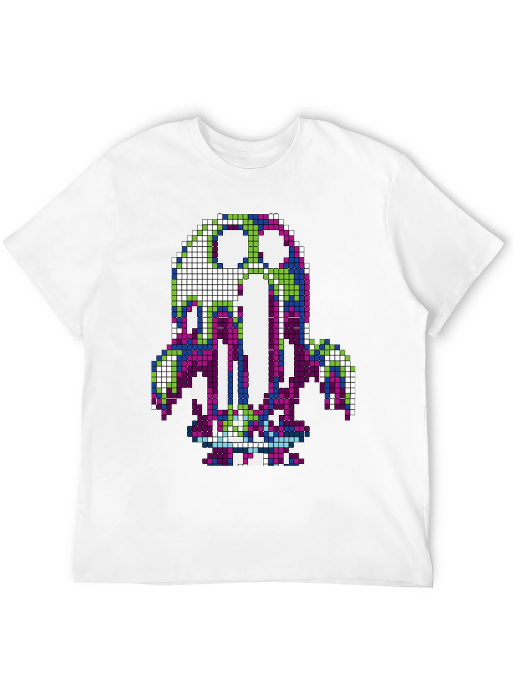 Pixel Monster Graphic Tee - Retro Gaming Style