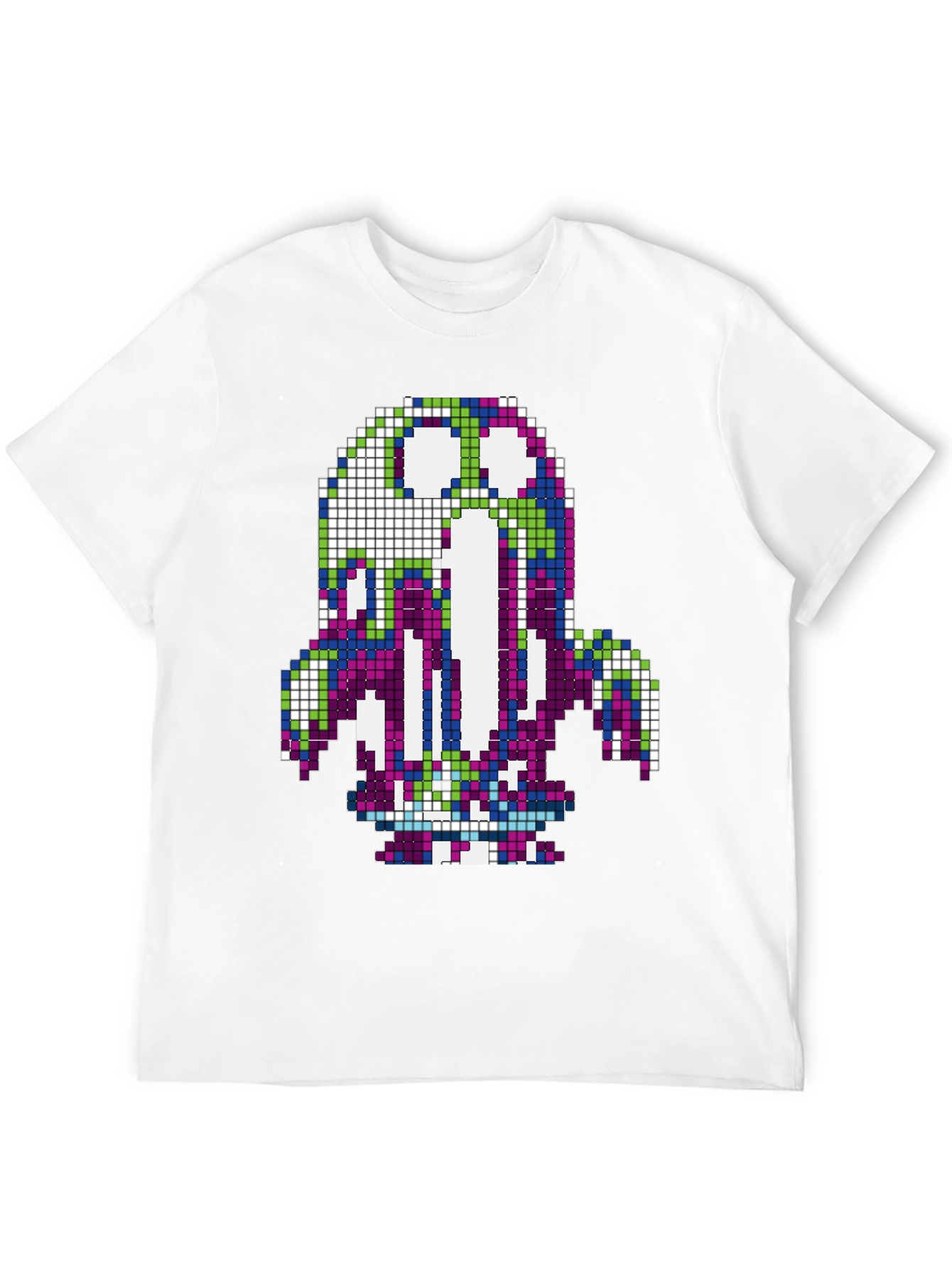 Pixel Monster Graphic Tee - Retro Gaming Style