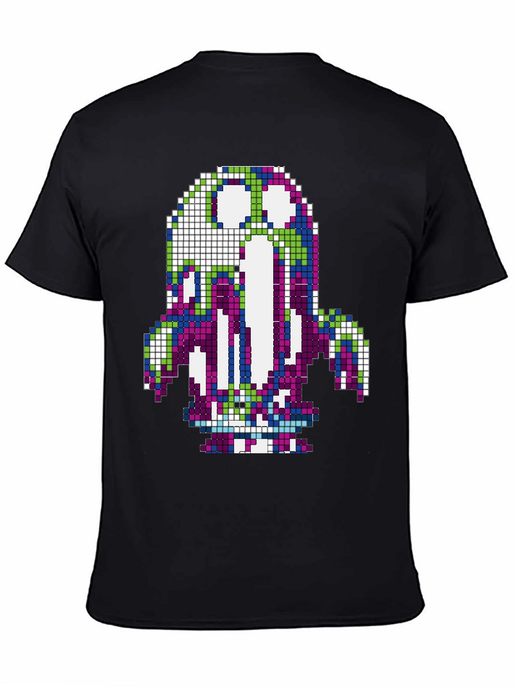 Pixel Monster Graphic Tee - Retro Gaming Style