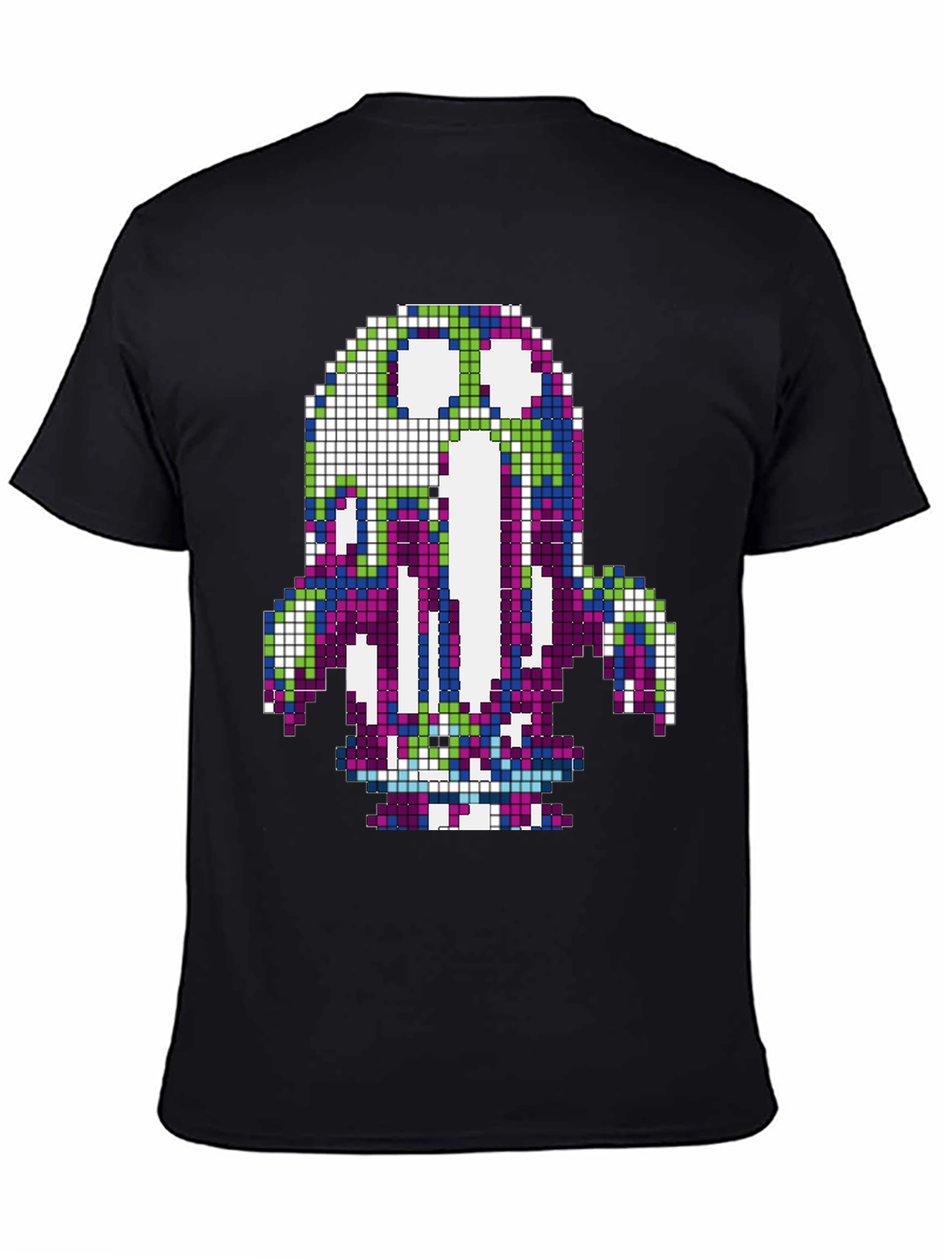 Pixel Monster Graphic Tee - Retro Gaming Style
