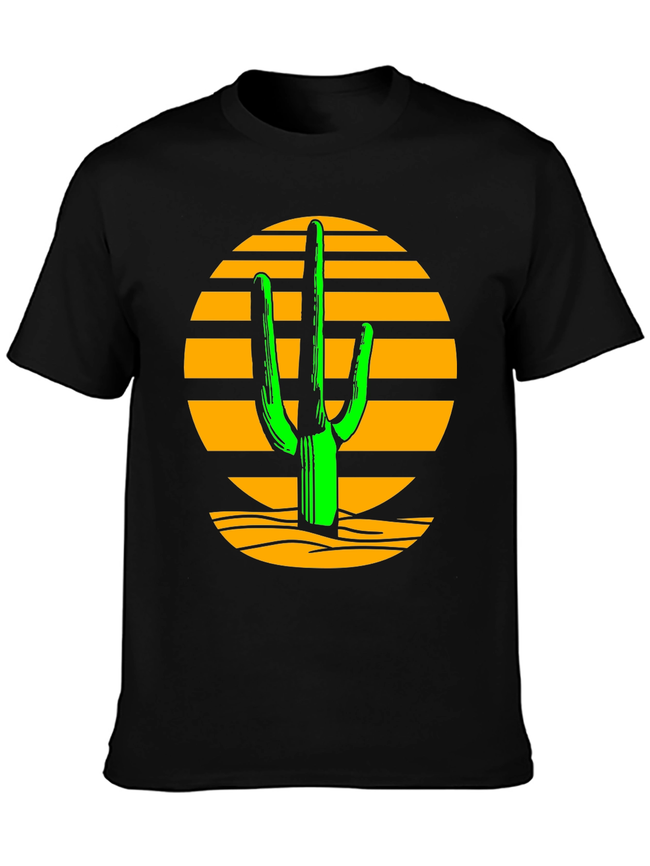 Cactus Sunset T-Shirt - Desert Graphic Tee