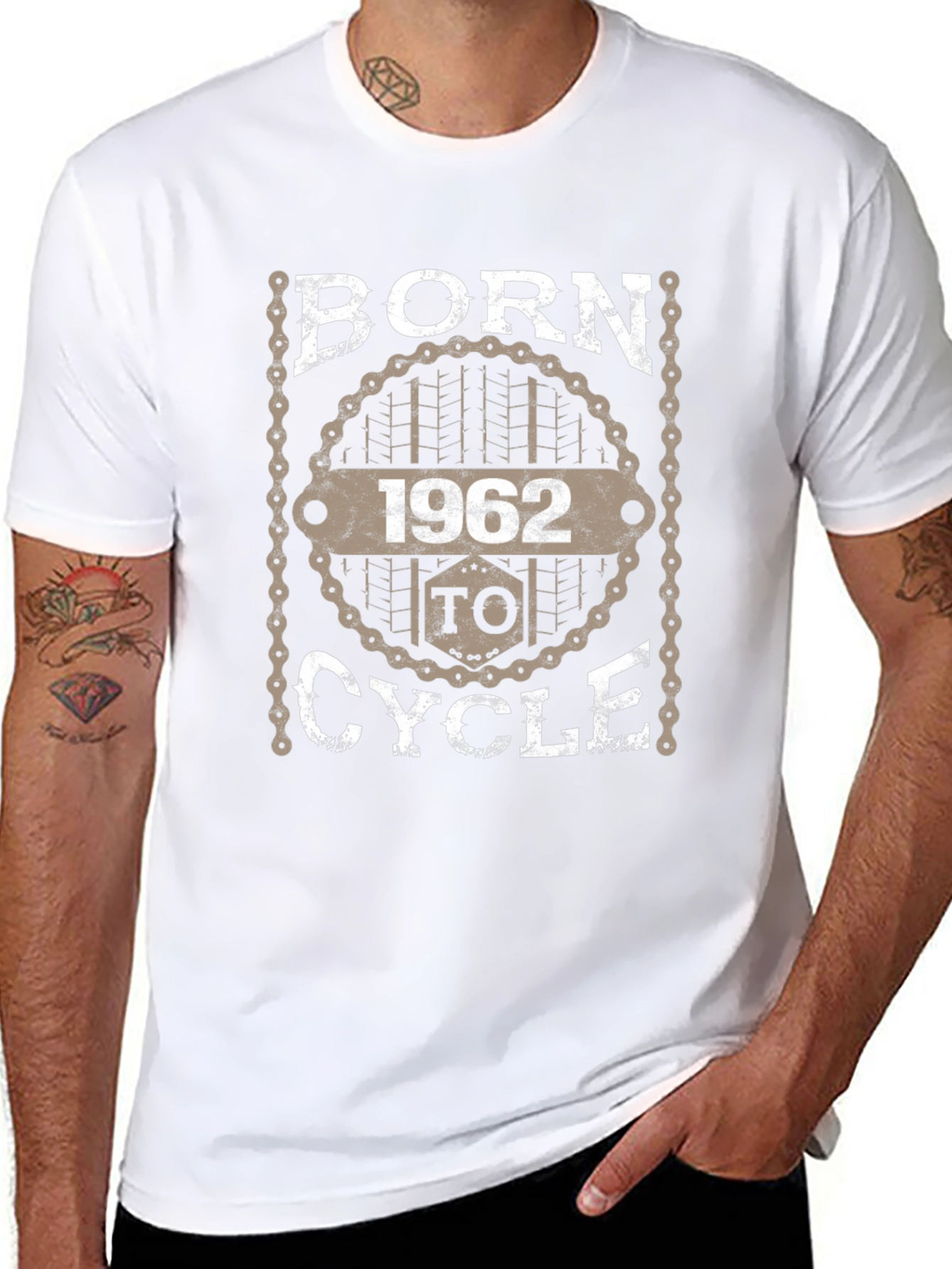 Born In 1962 To Cycle T-Shirt