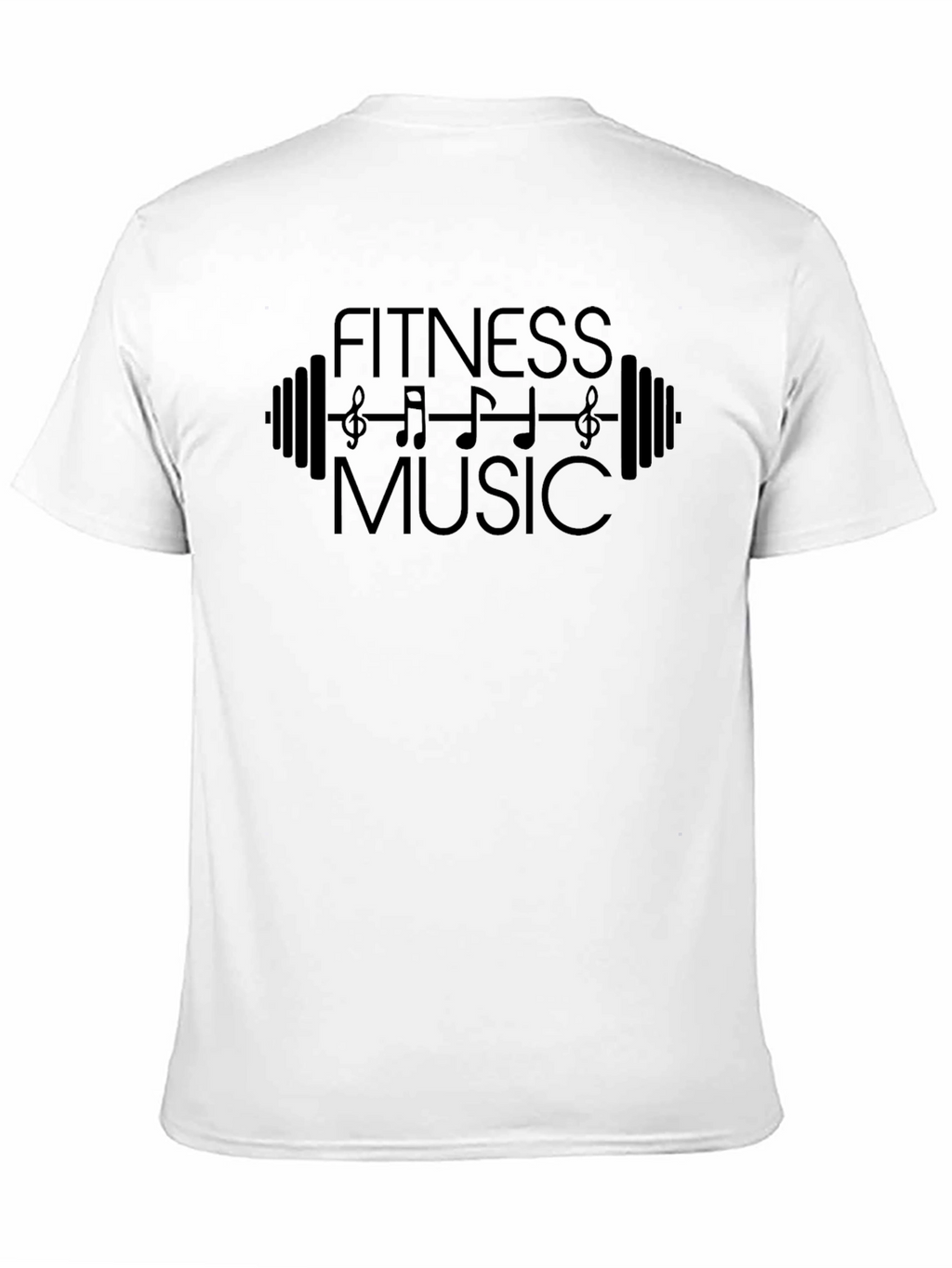 Fitness Music Graphic Tee - Workout Apparel