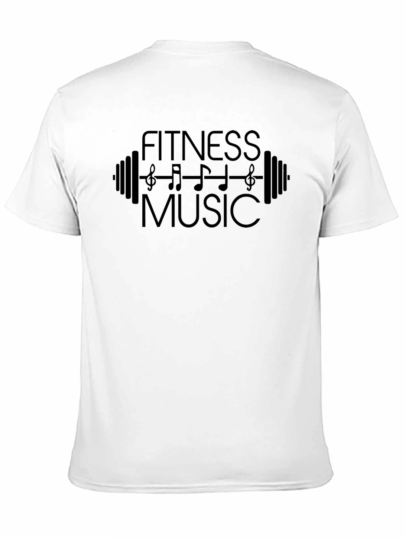 Fitness Music Graphic Tee - Workout Apparel