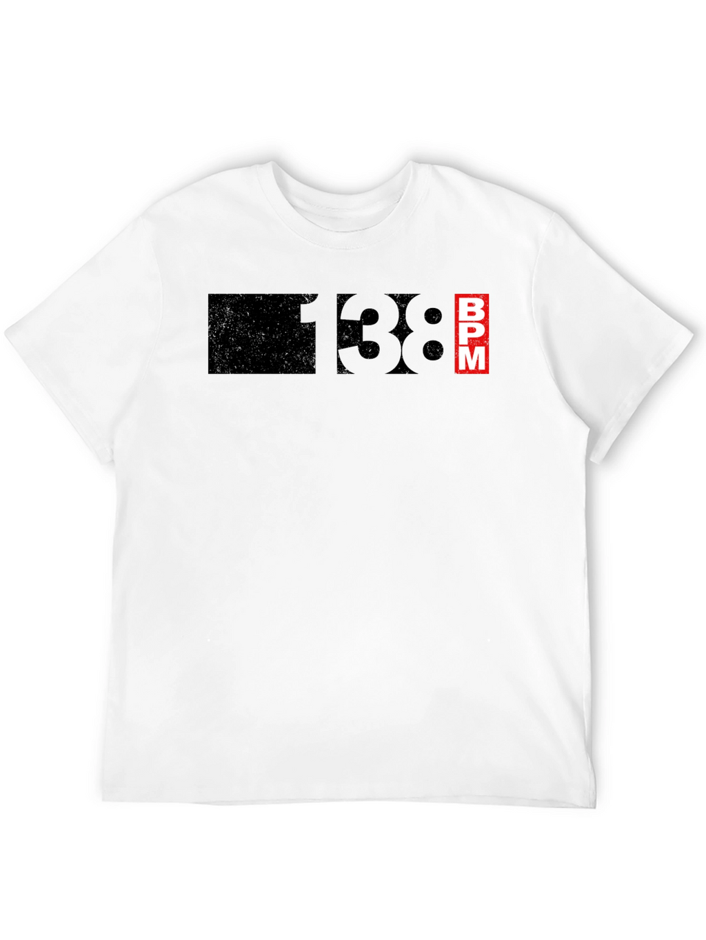 138 BPM Black T-Shirt - Music Lover Tee