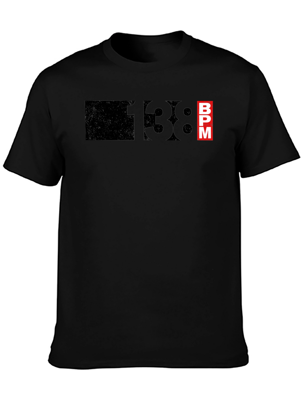 138 BPM Black T-Shirt - Music Lover Tee