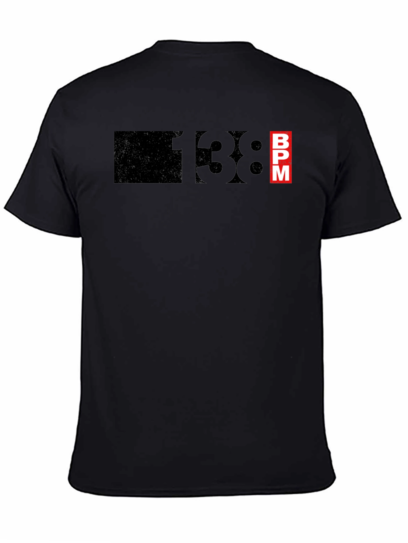 138 BPM Black T-Shirt - Music Lover Tee