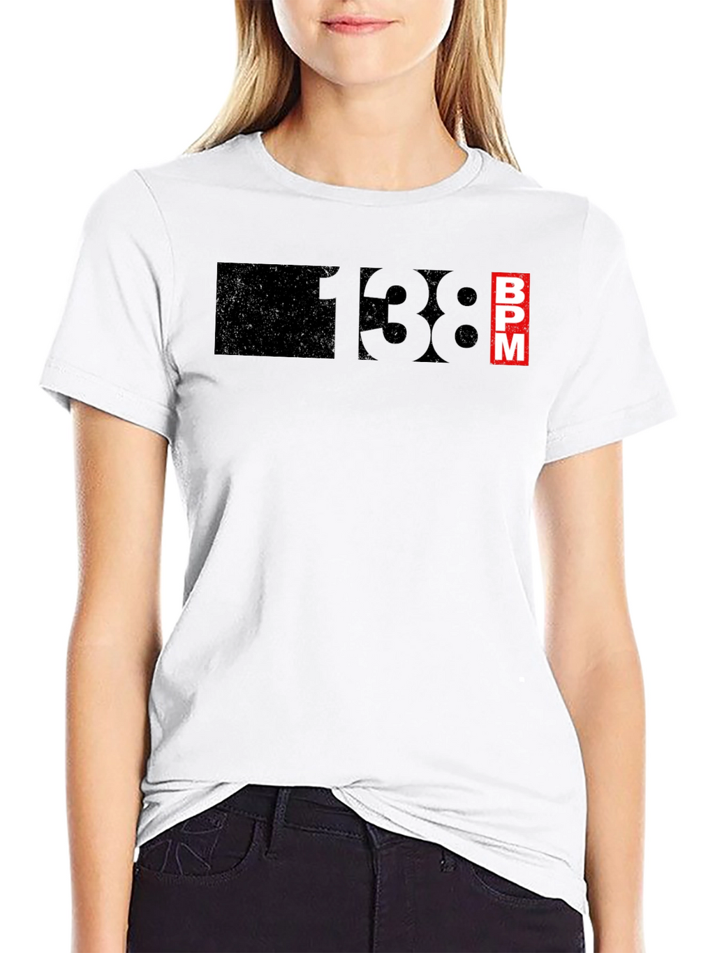 138 BPM Black T-Shirt - Music Lover Tee