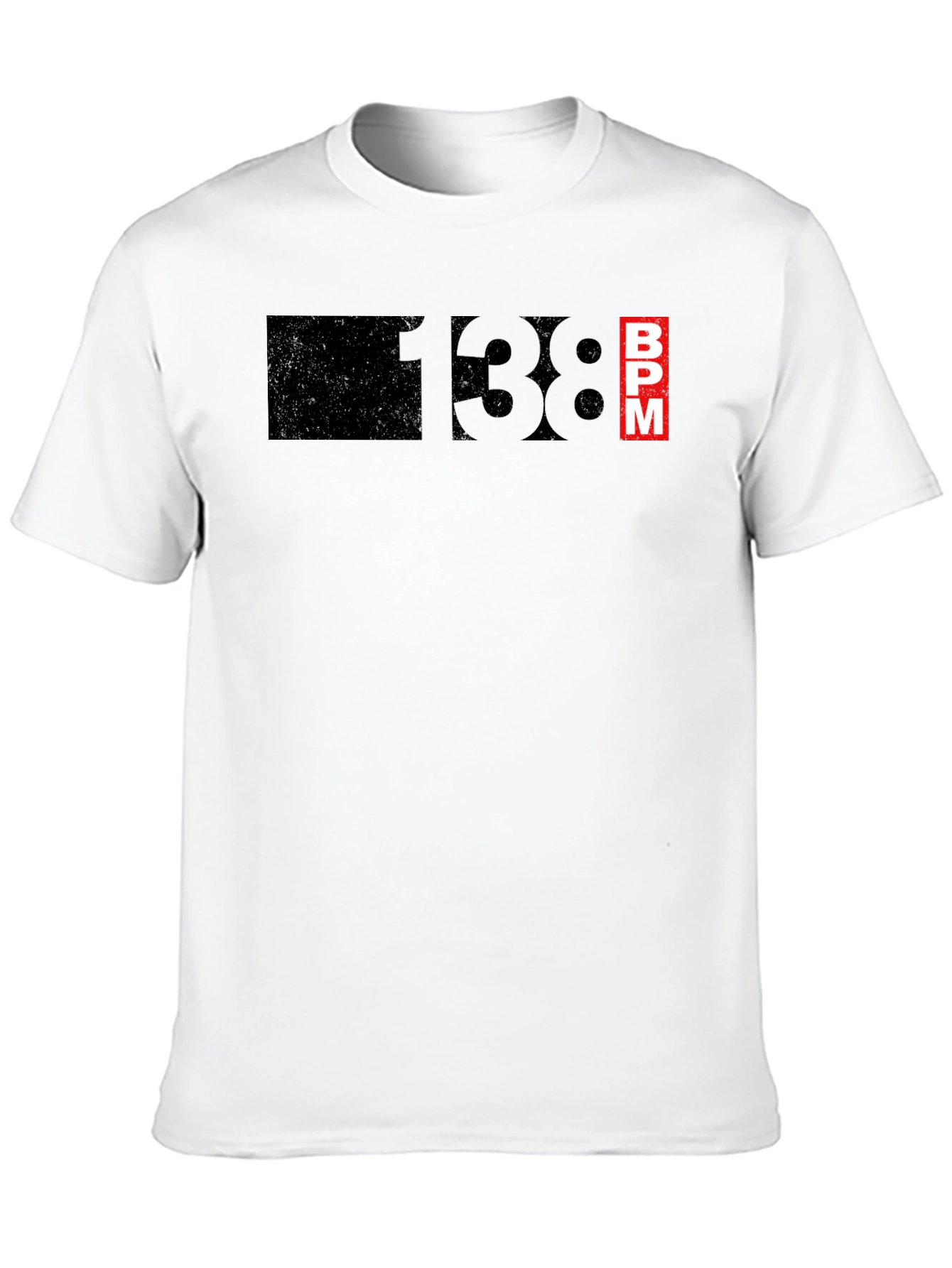138 BPM Black T-Shirt - Music Lover Tee