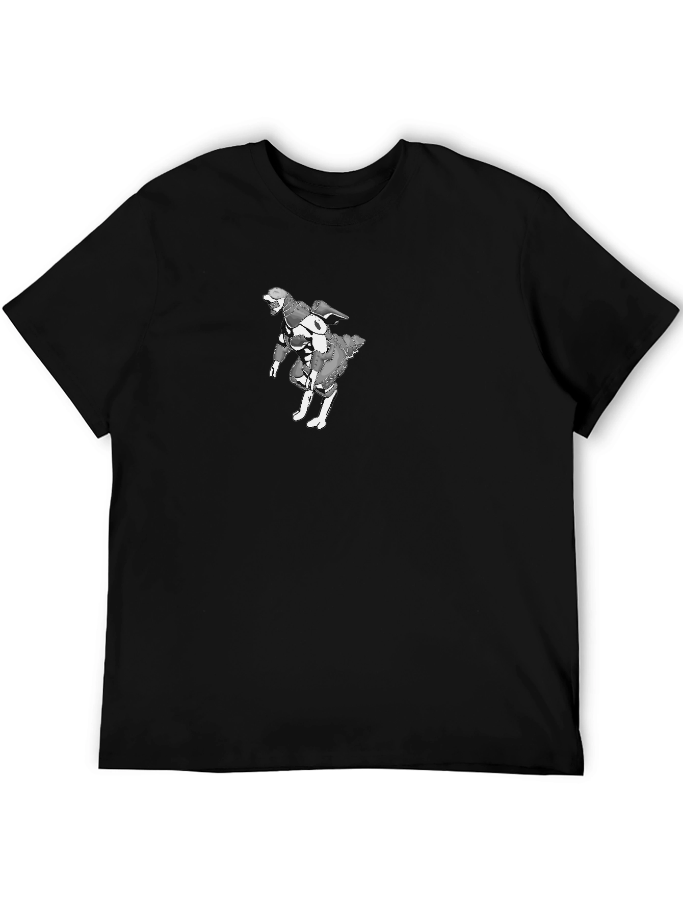 Graphic Print Black T-Shirt