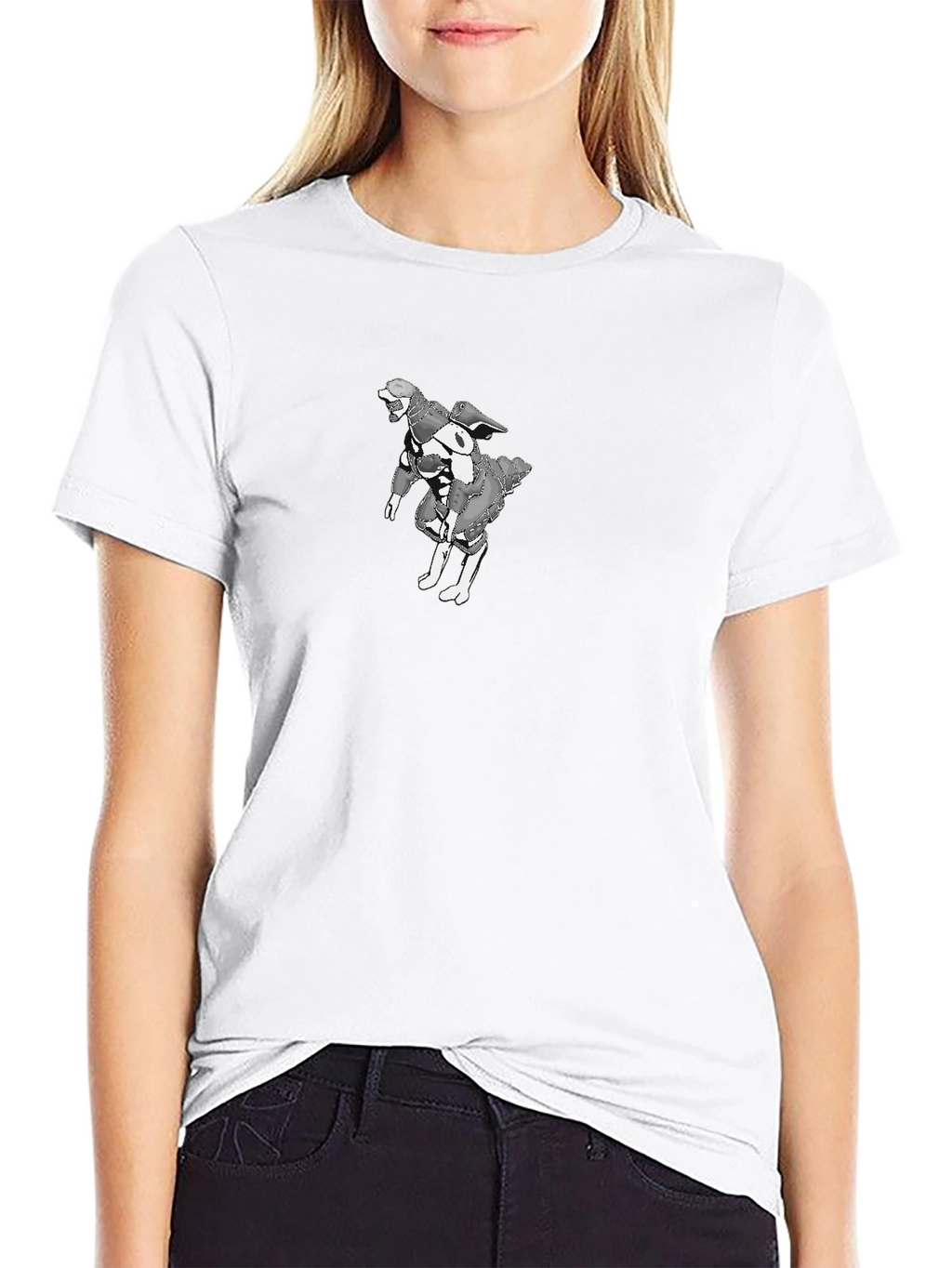 Graphic Print Black T-Shirt