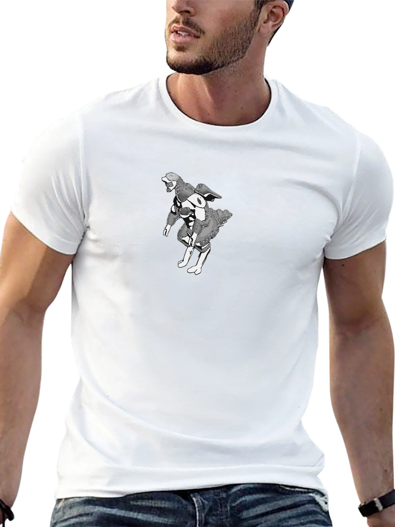 Graphic Print Black T-Shirt