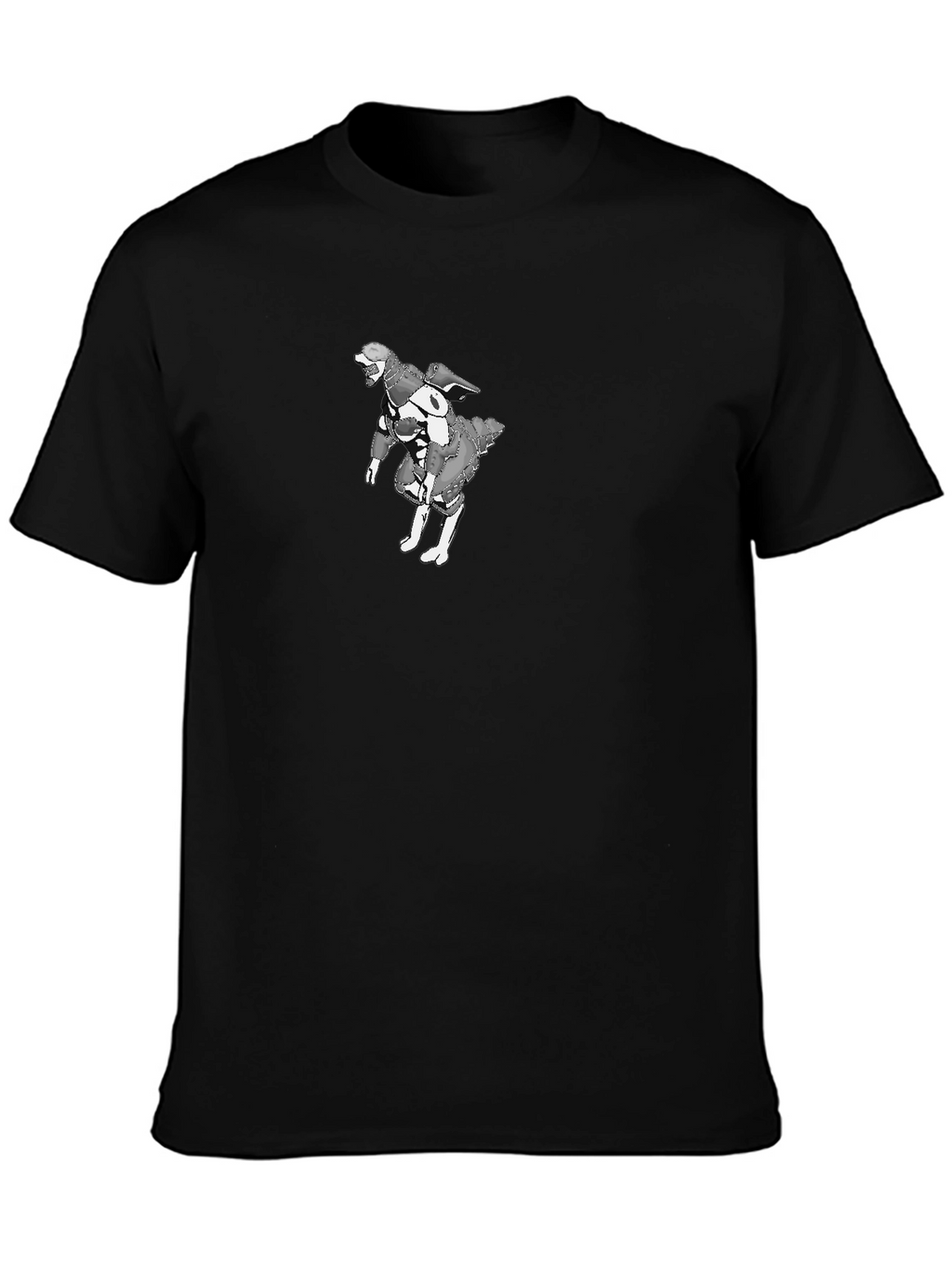 Graphic Print Black T-Shirt