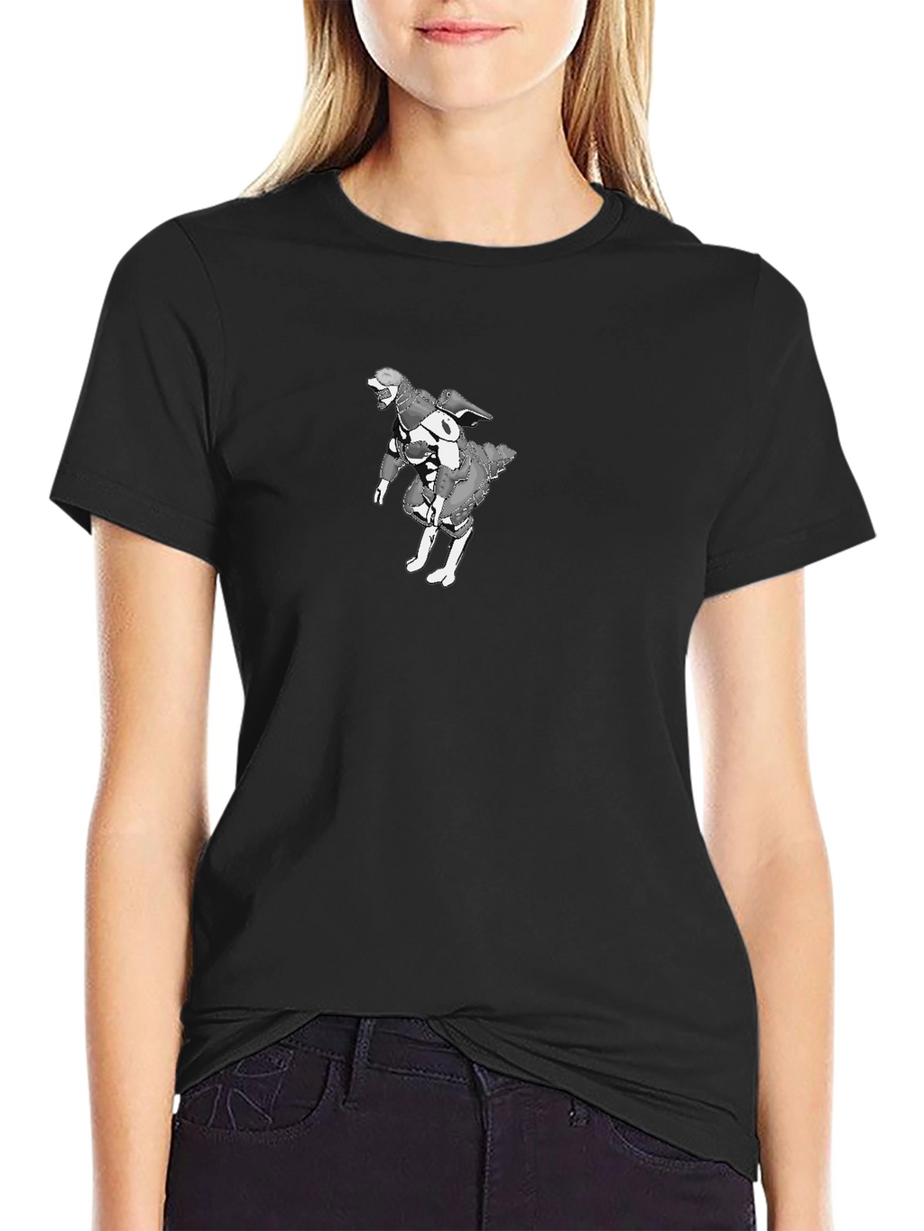 Graphic Print Black T-Shirt